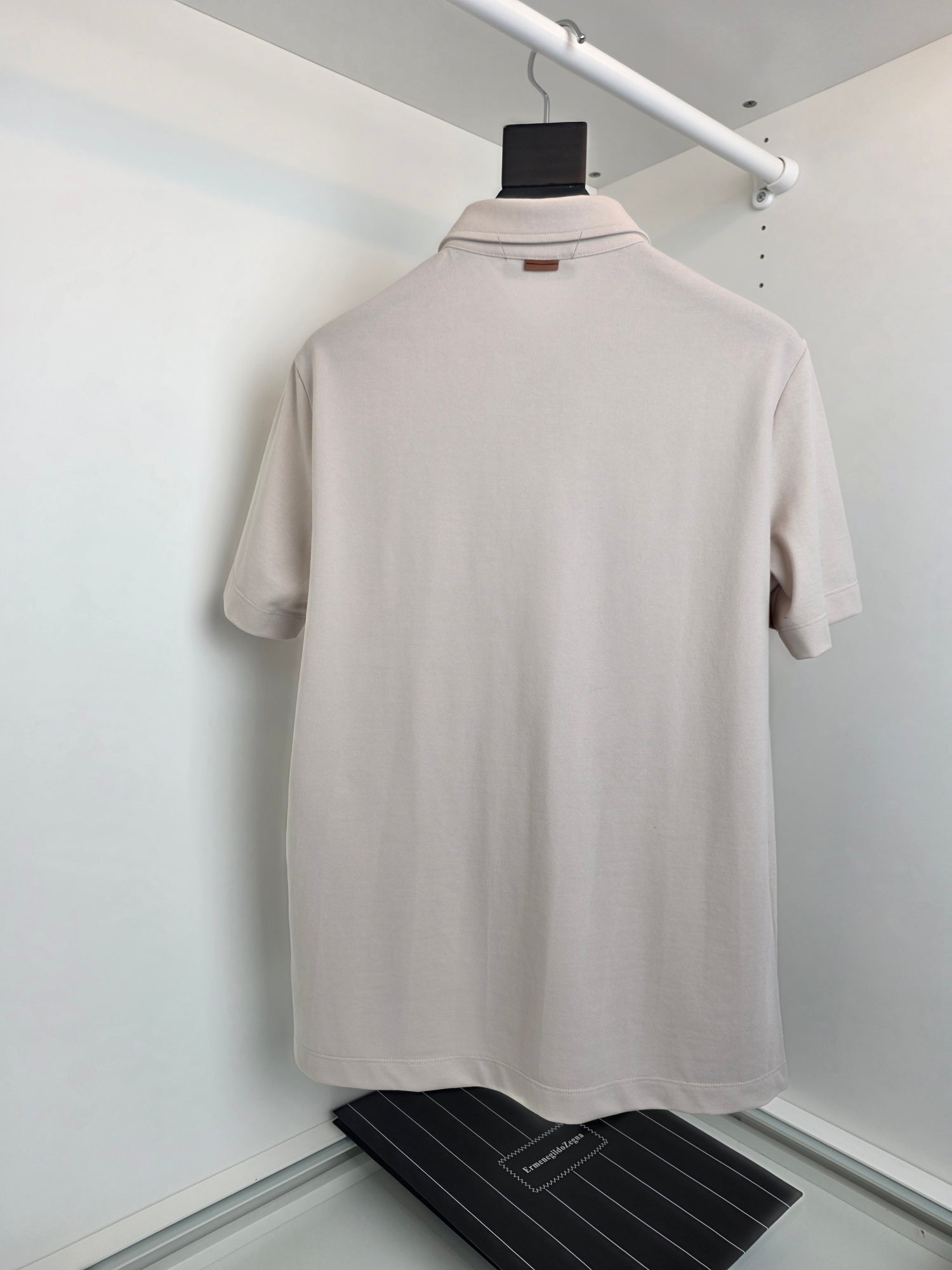 Off-white, Brown grey and Black Polo