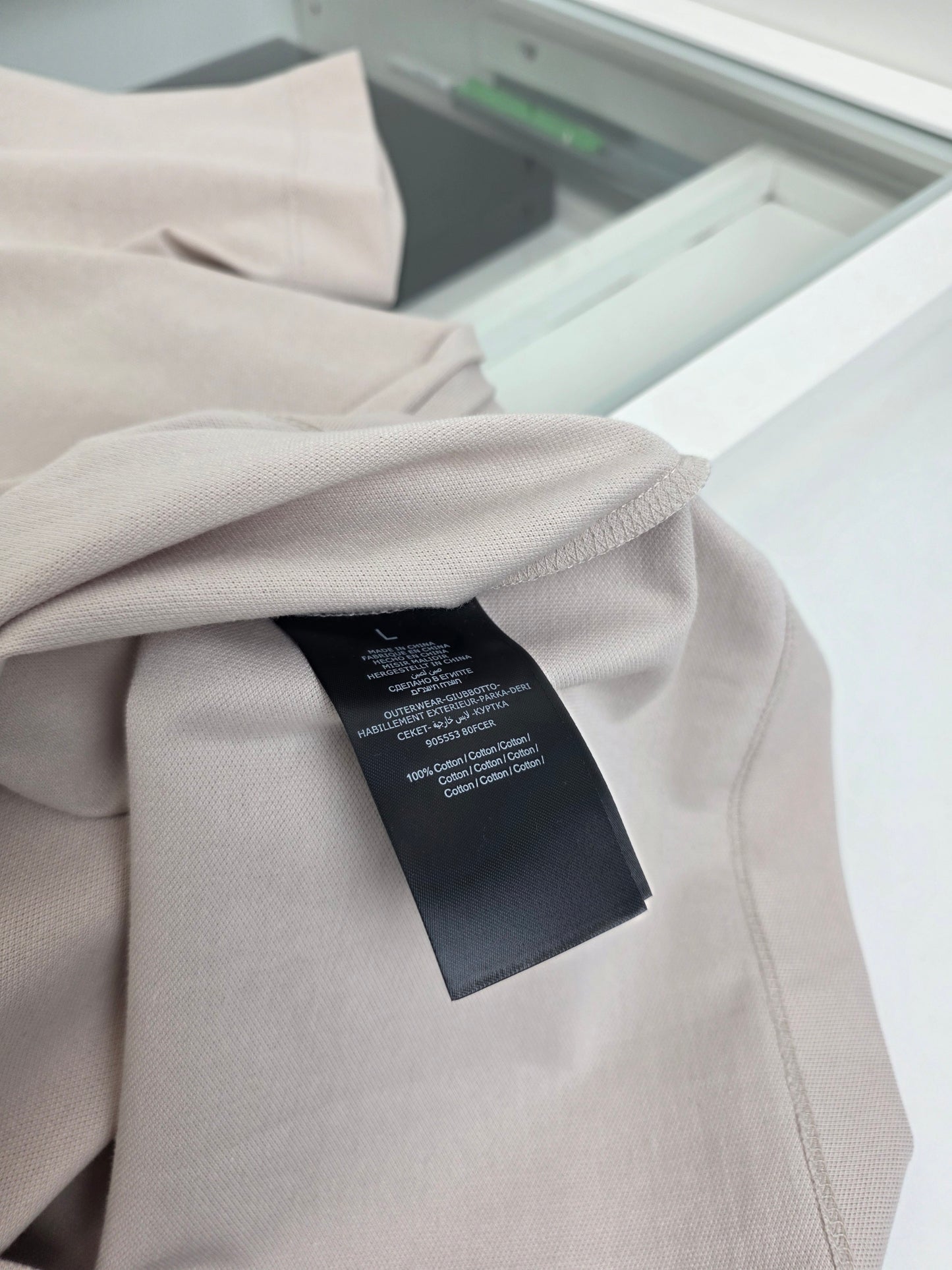 Off-white, Brown grey and Black Polo