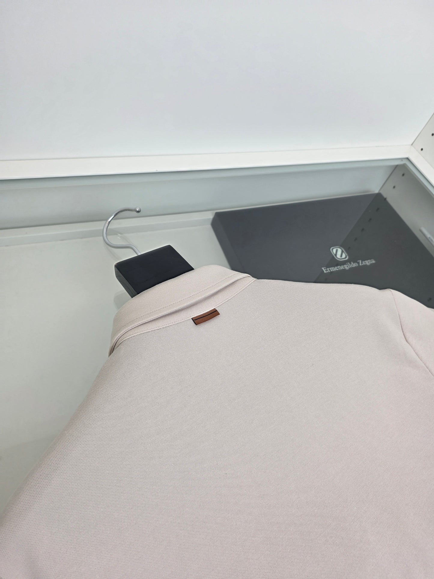 Off-white, Brown grey and Black Polo
