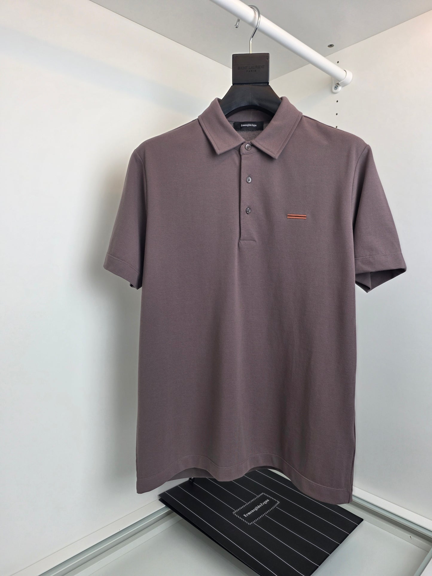 Off-white, Brown grey and Black Polo