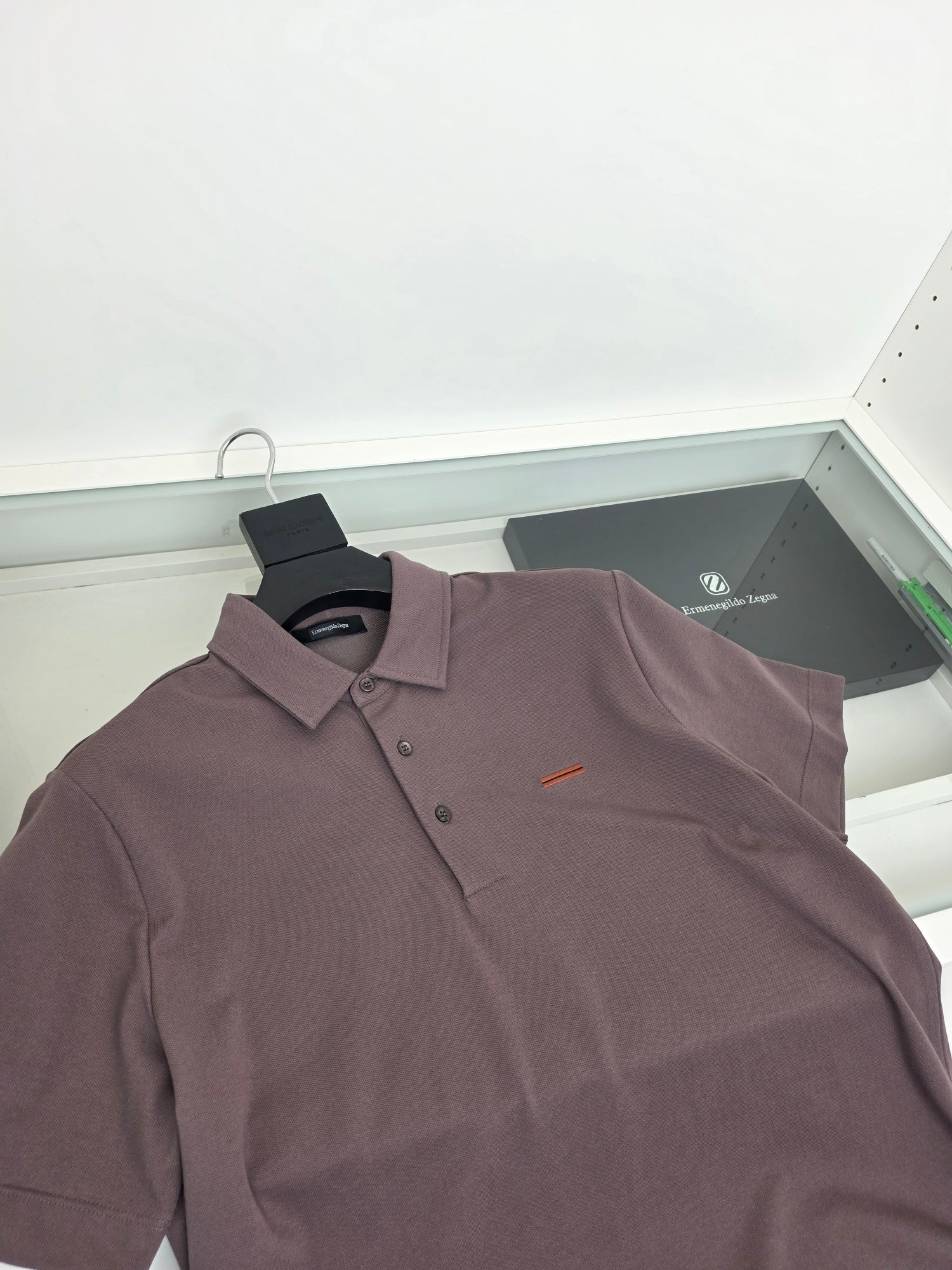Off-white, Brown grey and Black Polo