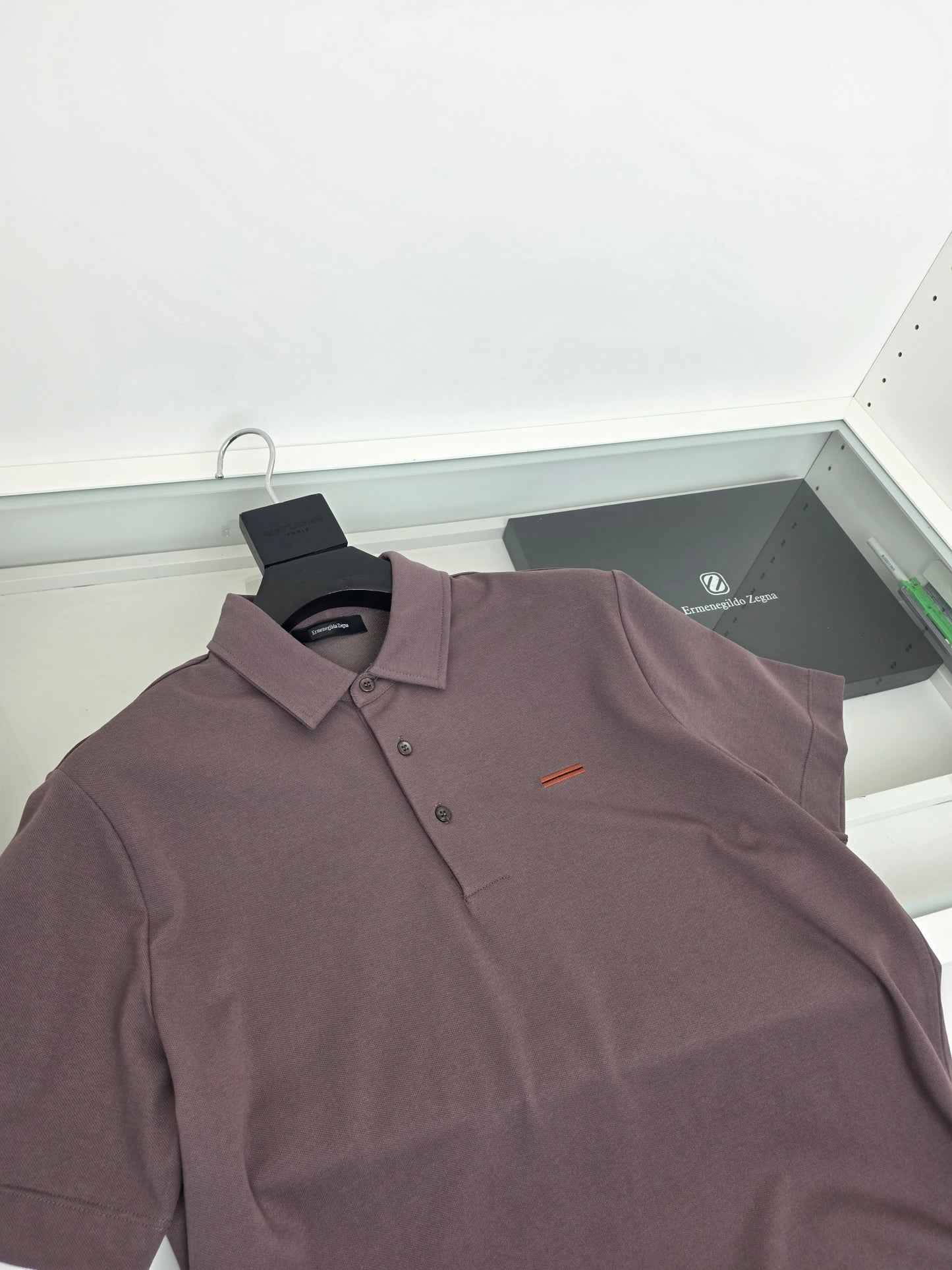 Off-white, Brown grey and Black Polo