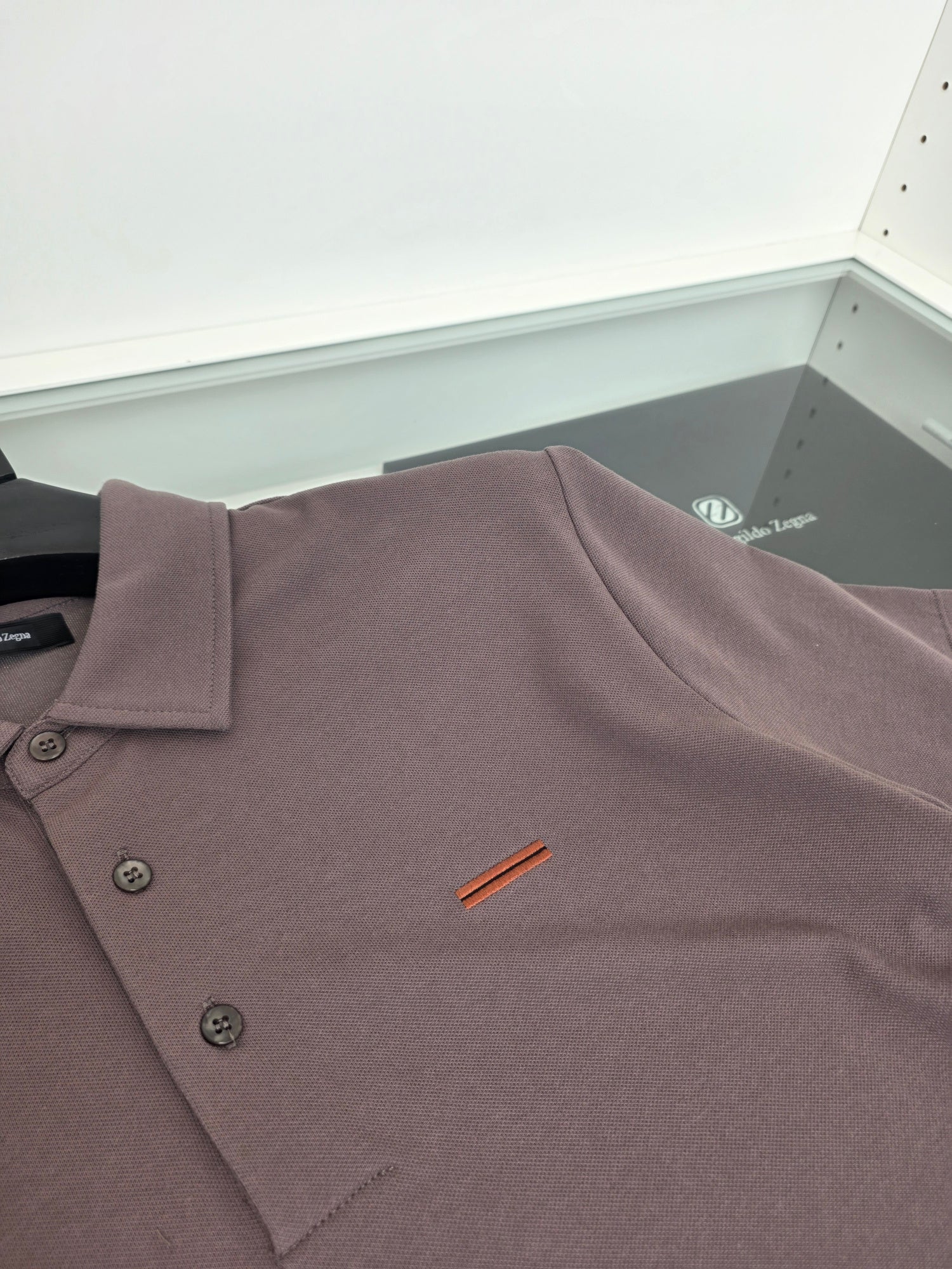 Off-white, Brown grey and Black Polo