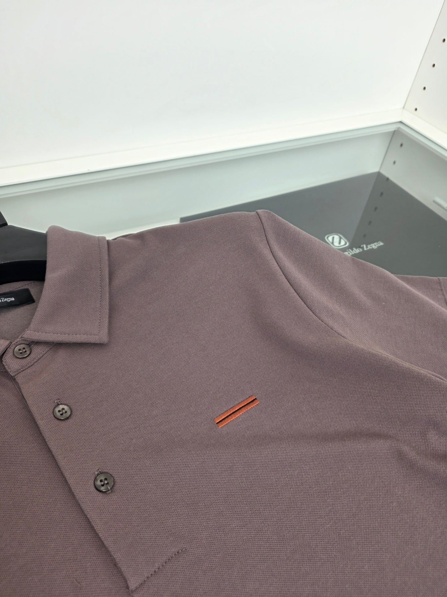 Off-white, Brown grey and Black Polo