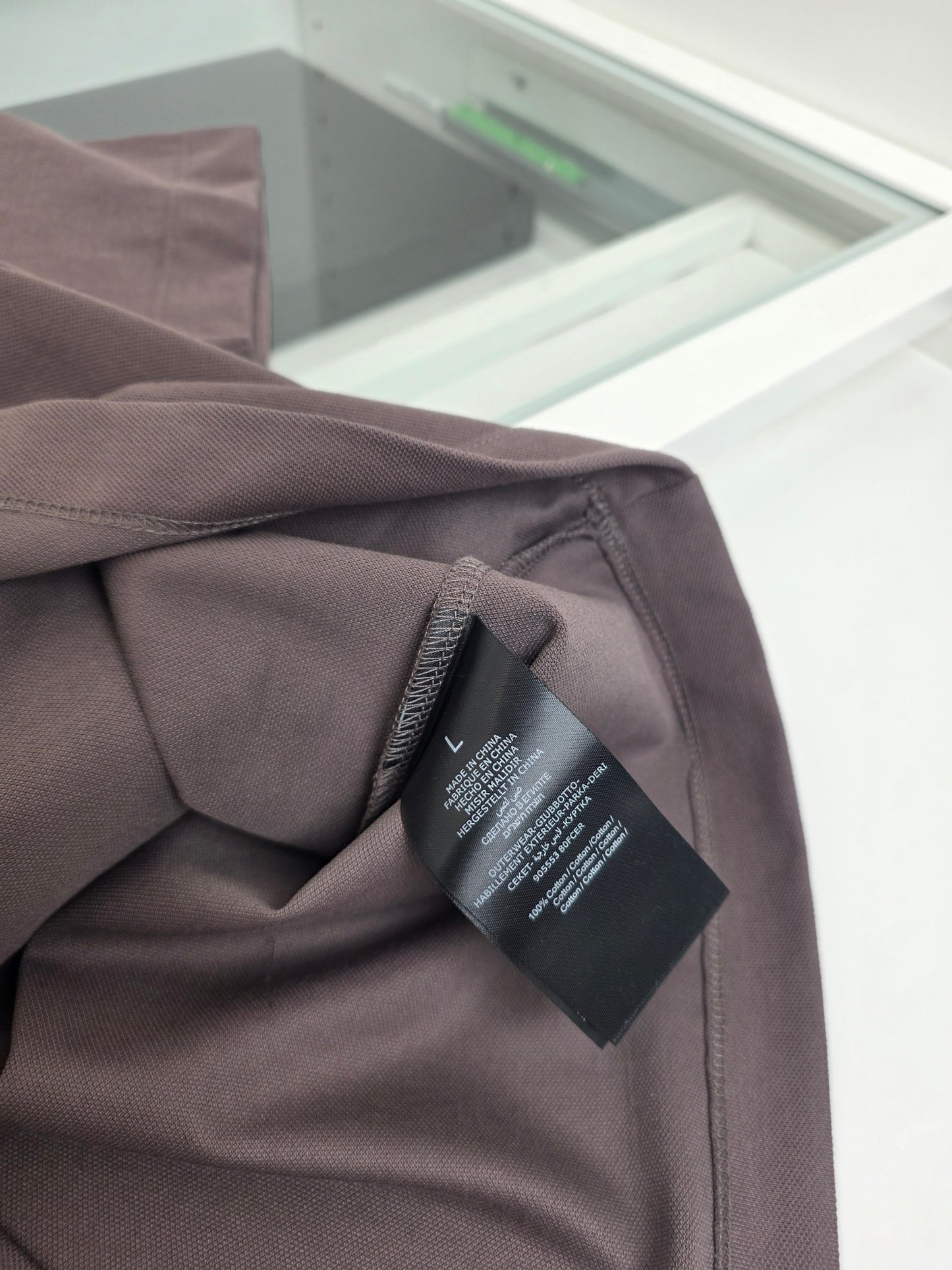 Off-white, Brown grey and Black Polo