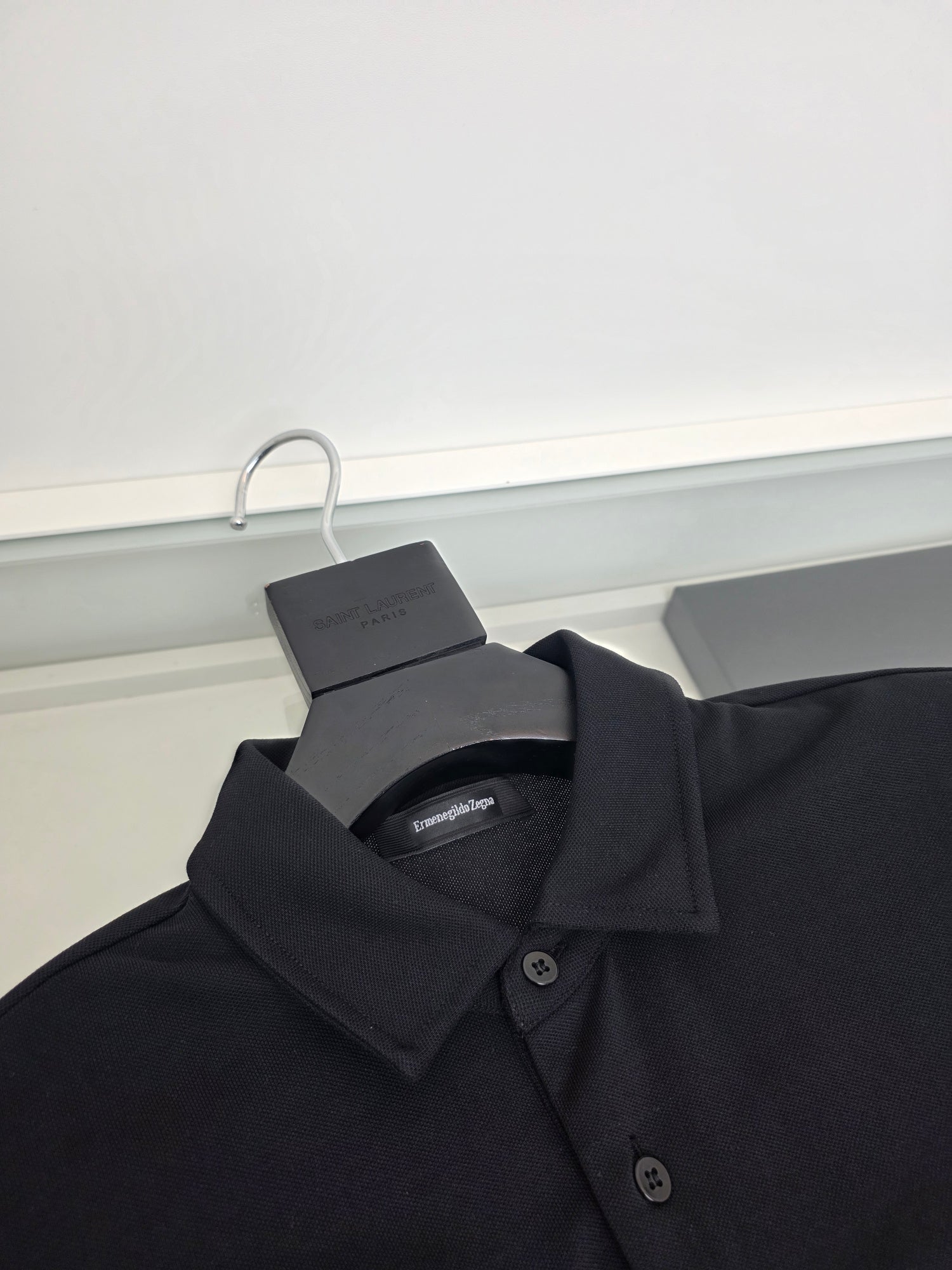 Off-white, Brown grey and Black Polo