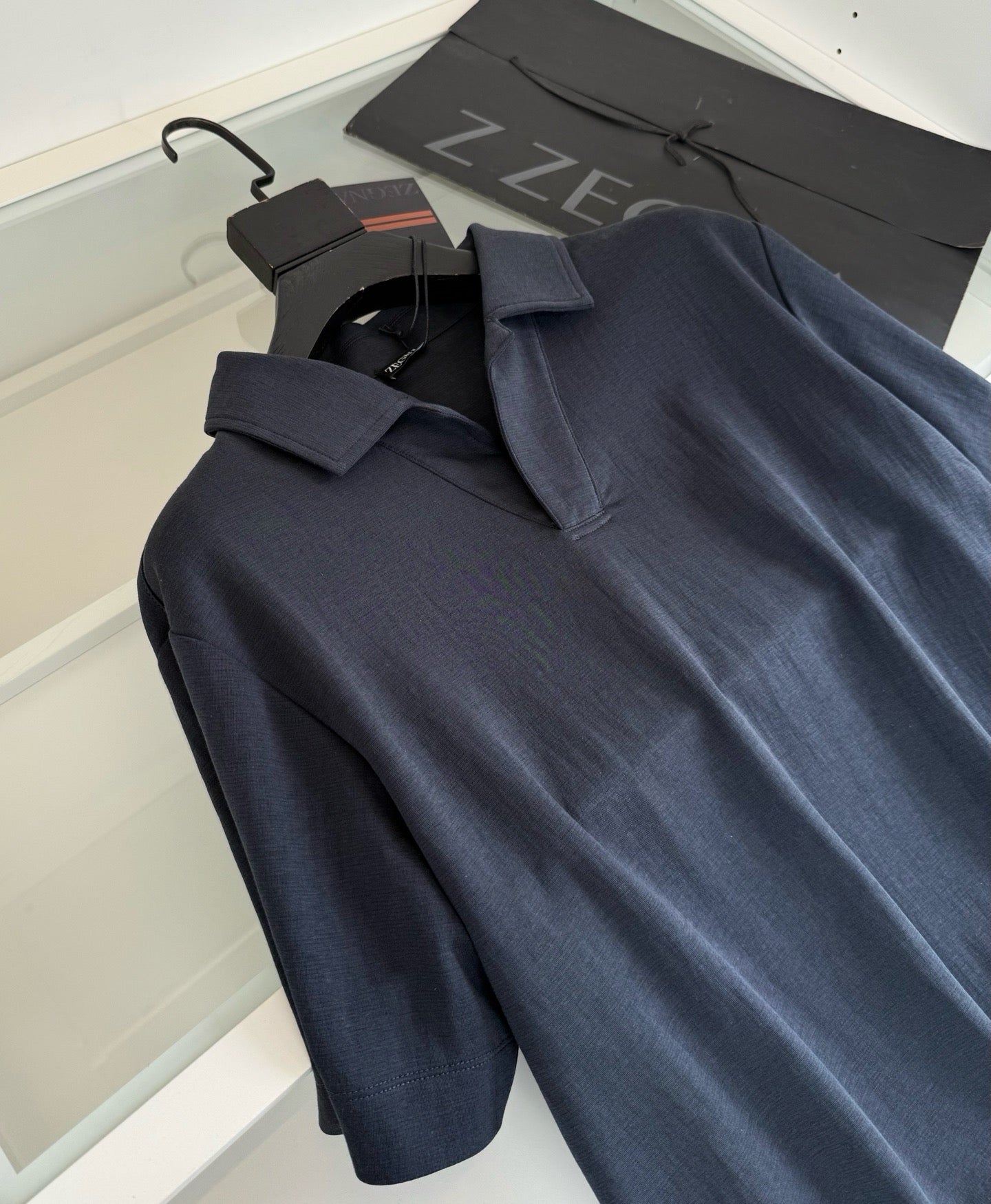 Black, Beige, Dark grey and Off-white Polo