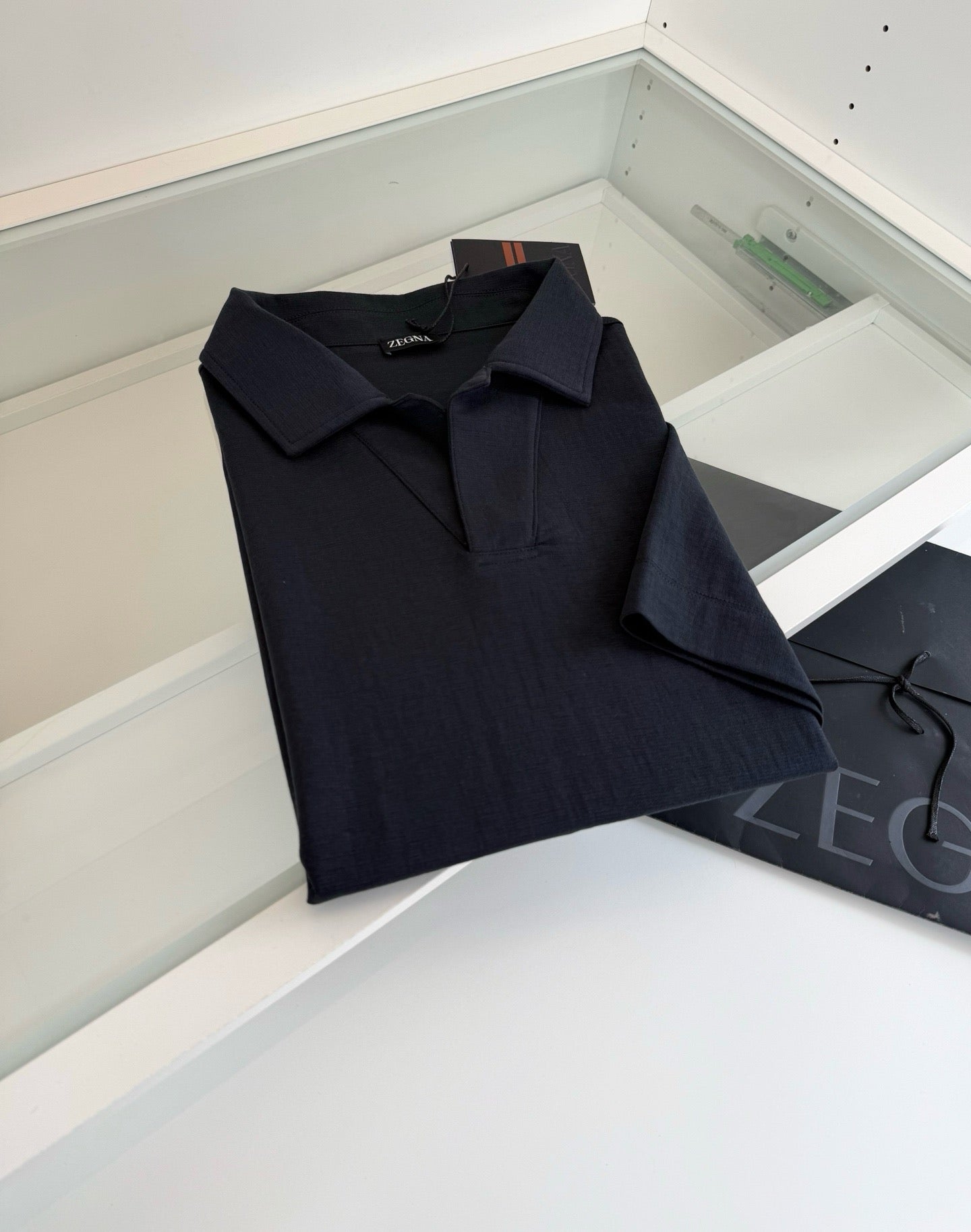 Black, Beige, Dark grey and Off-white Polo