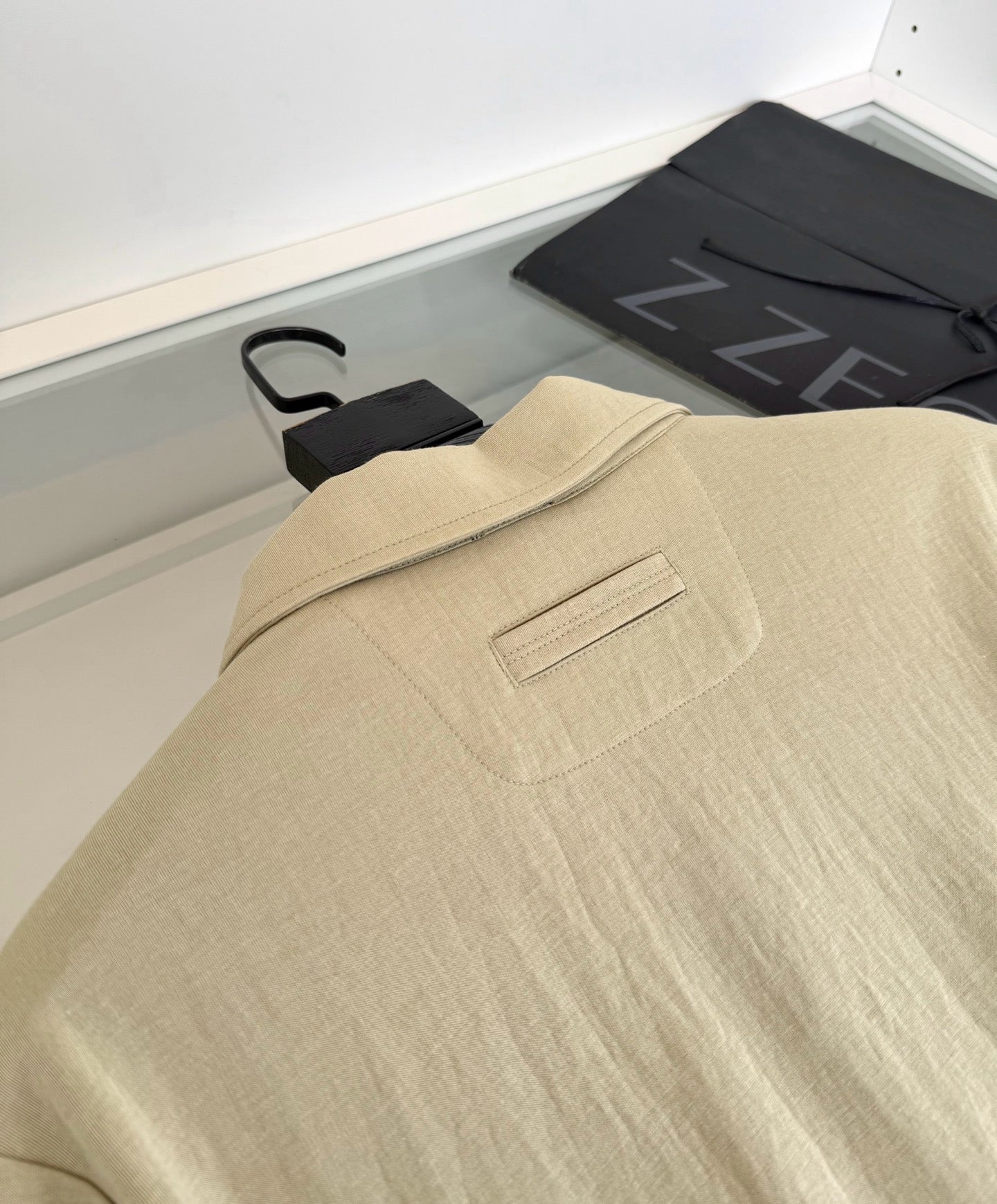 Black, Beige, Dark grey and Off-white Polo