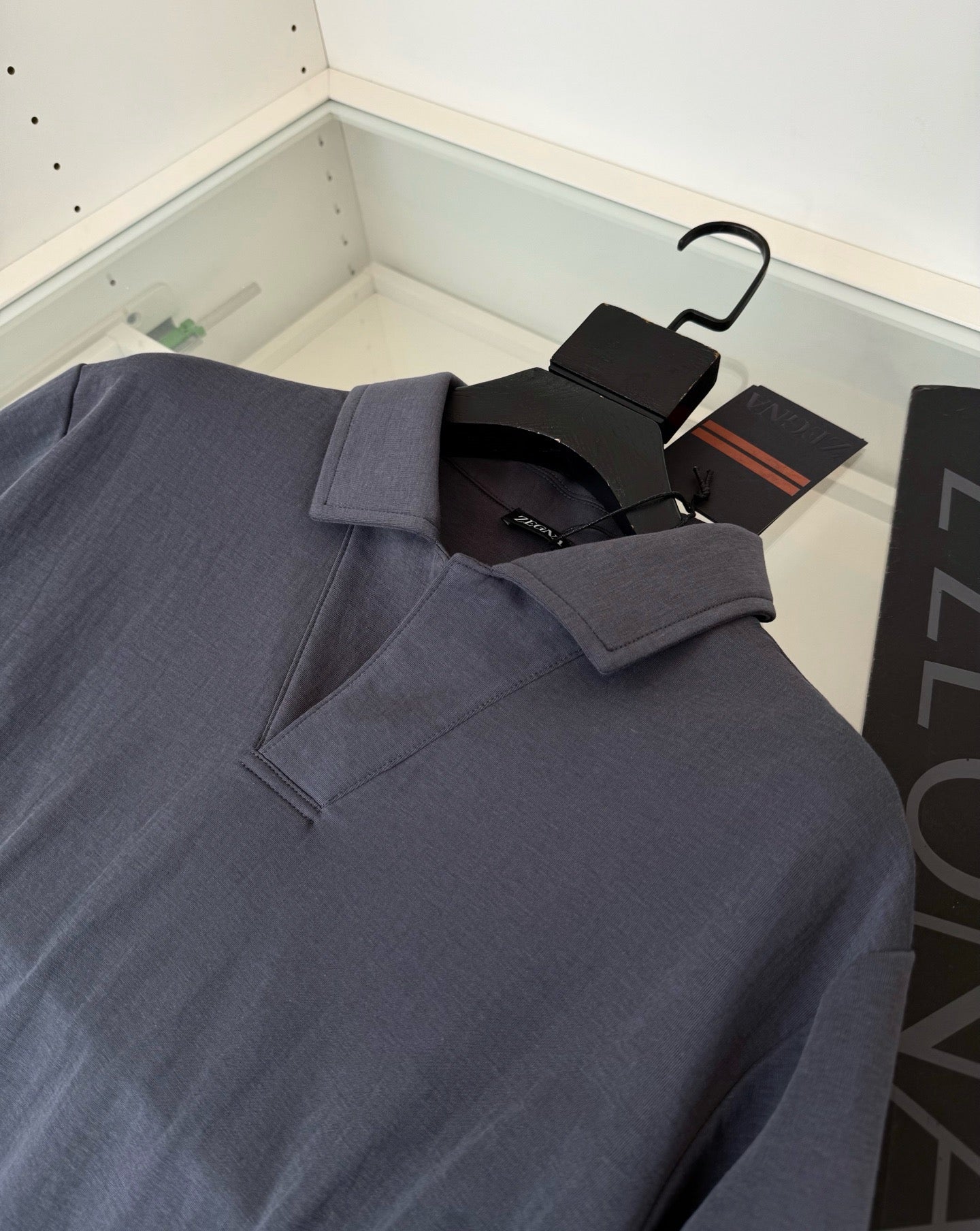 Black, Beige, Dark grey and Off-white Polo