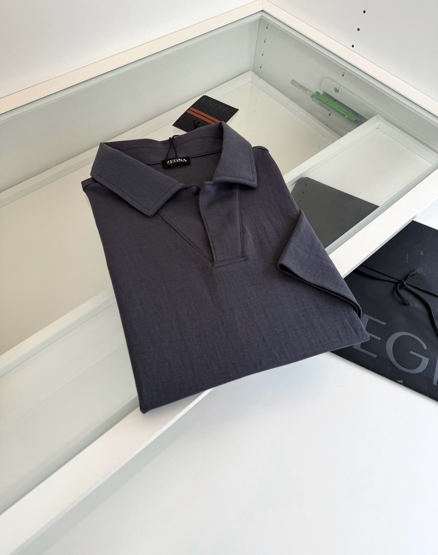 Black, Beige, Dark grey and Off-white Polo