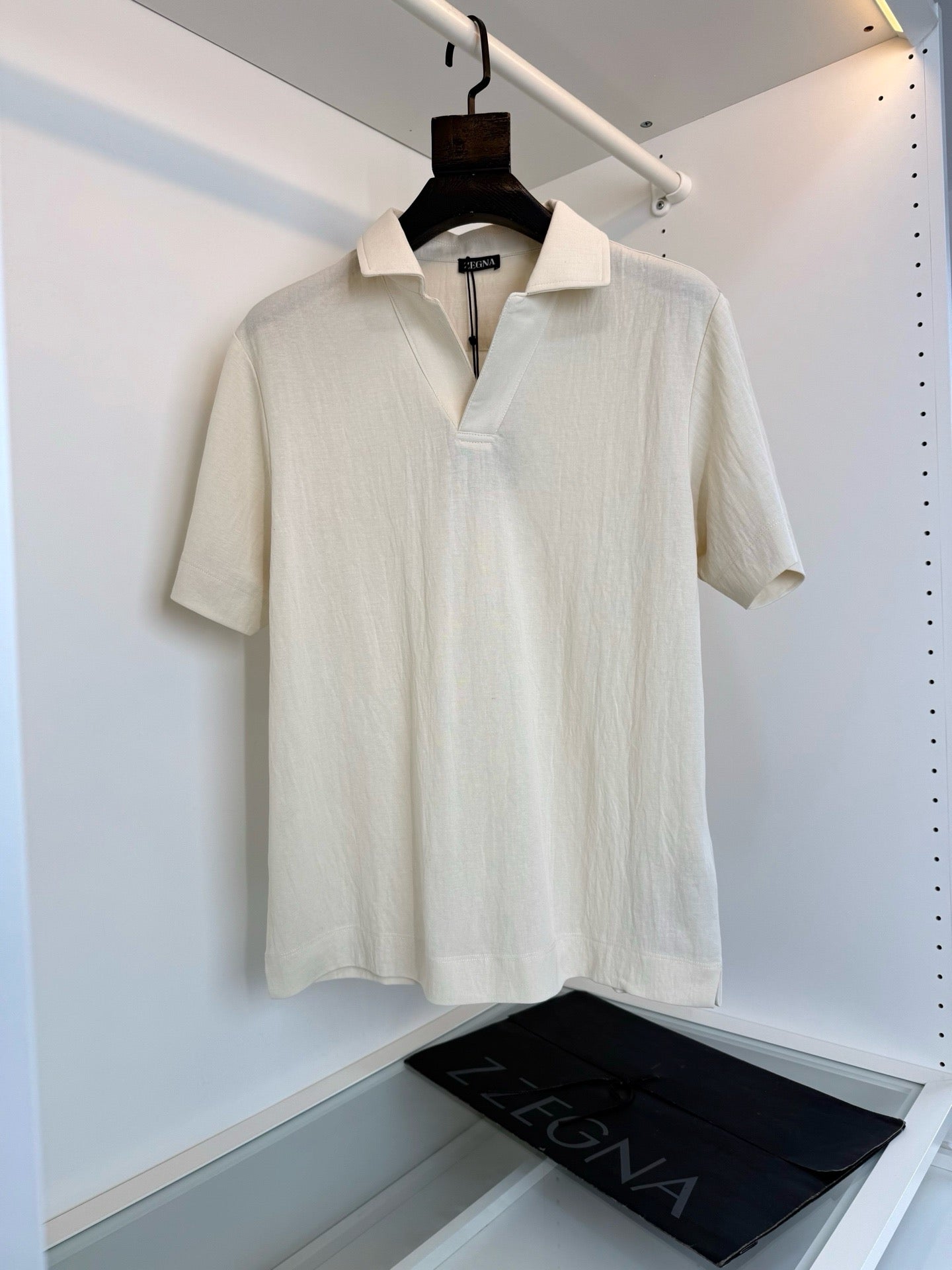 Black, Beige, Dark grey and Off-white Polo