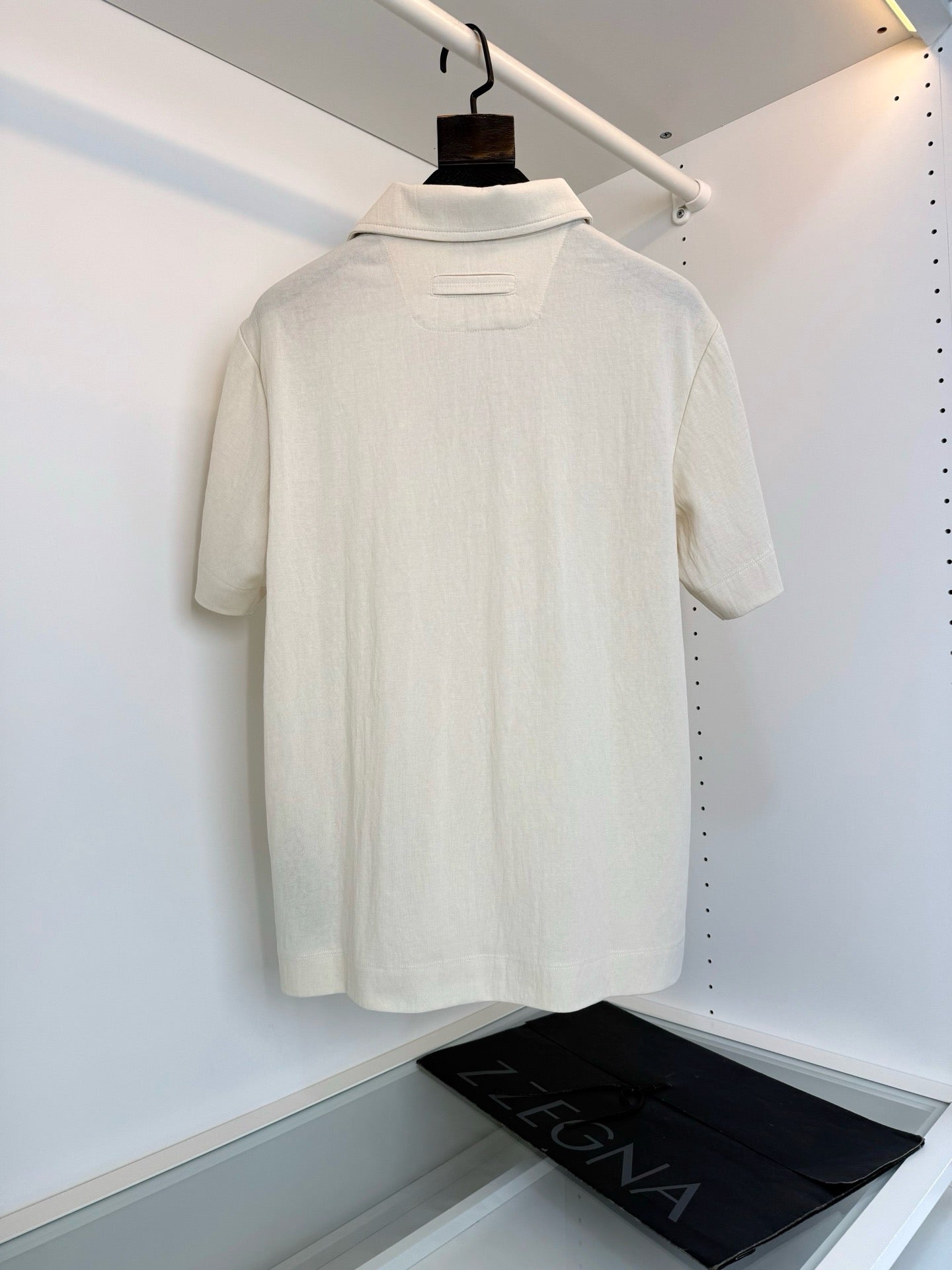 Black, Beige, Dark grey and Off-white Polo
