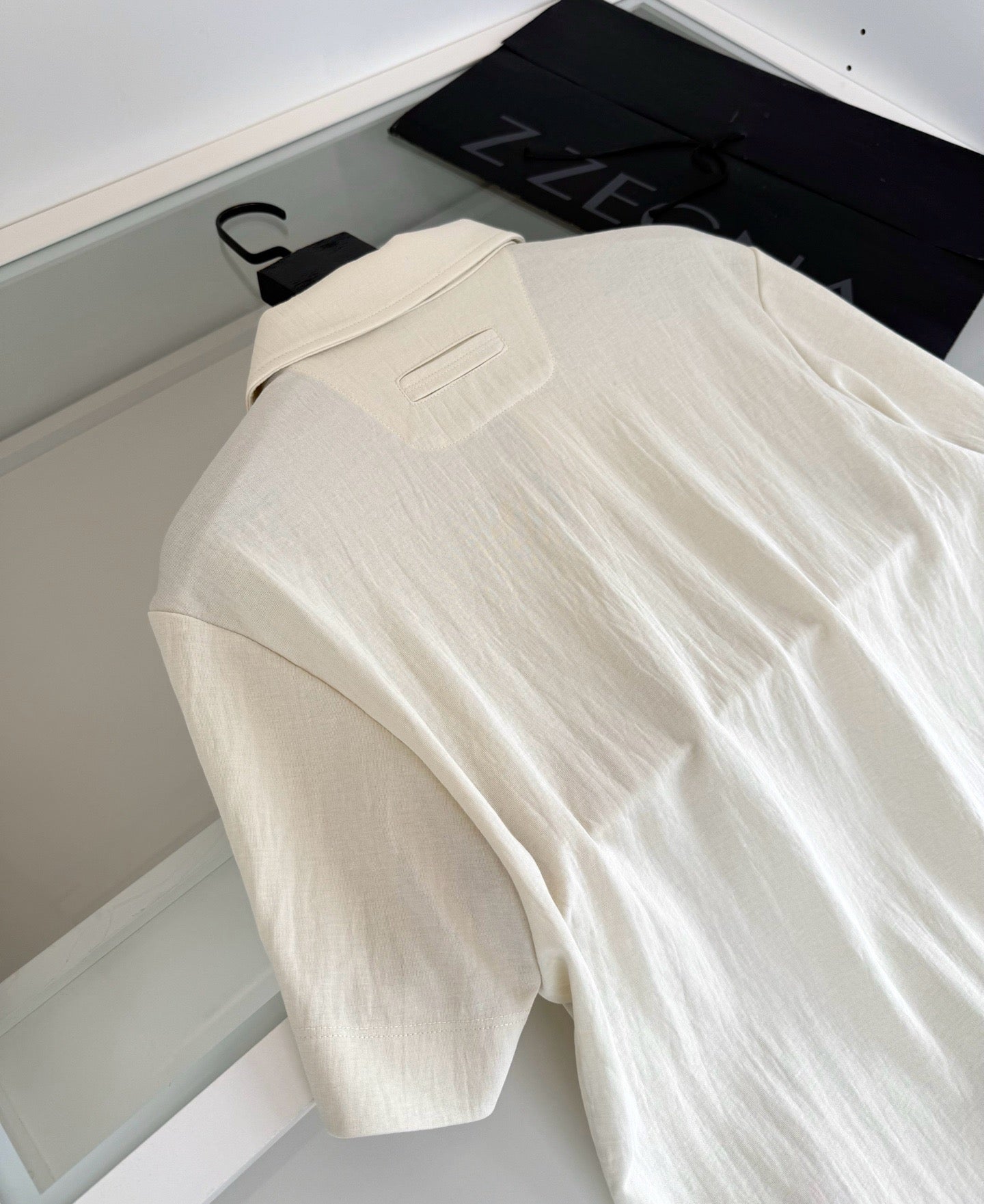 Black, Beige, Dark grey and Off-white Polo