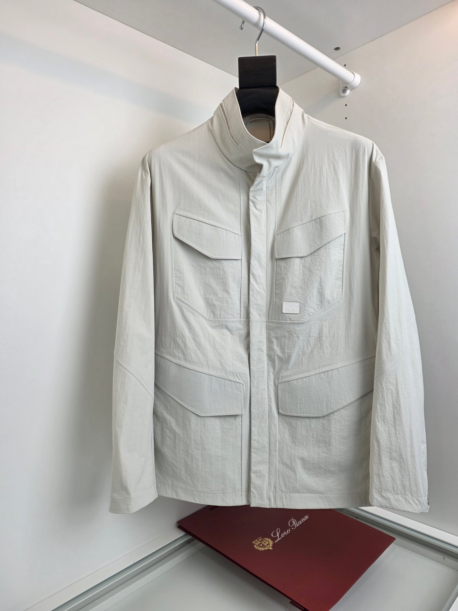 White, Black and Blue Jacket - FashionHype.xyz