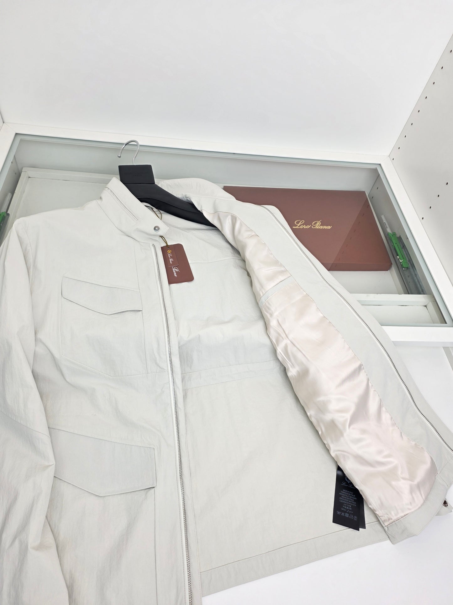 White, Black and Blue Jacket - FashionHype.xyz