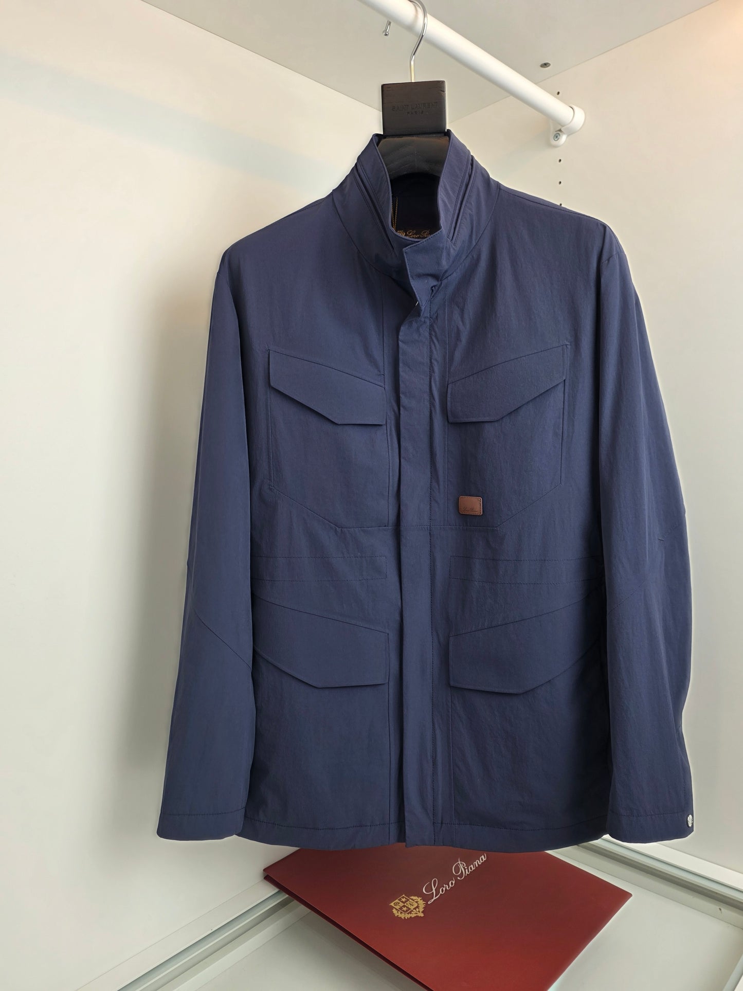 White, Black and Blue Jacket - FashionHype.xyz