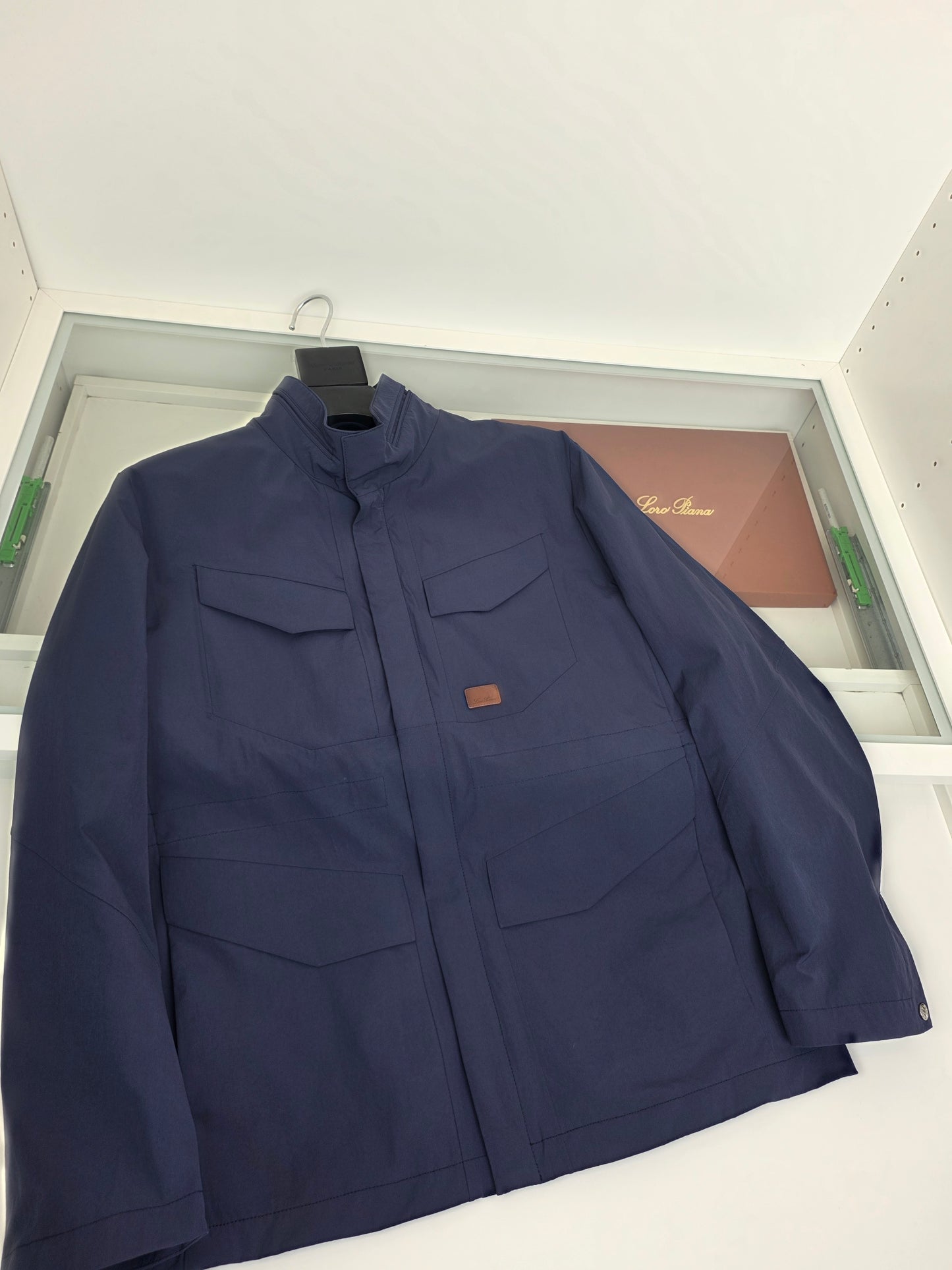 White, Black and Blue Jacket - FashionHype.xyz