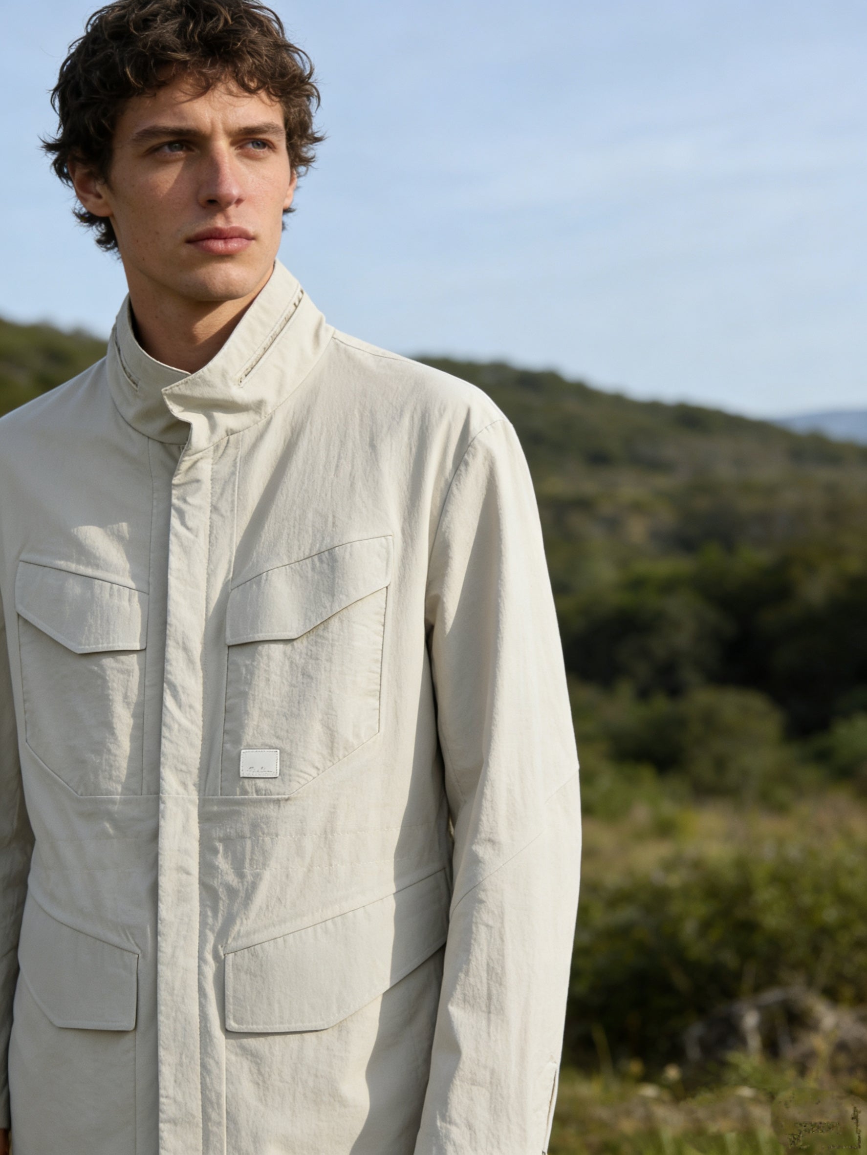 White, Black and Blue Jacket - FashionHype.xyz