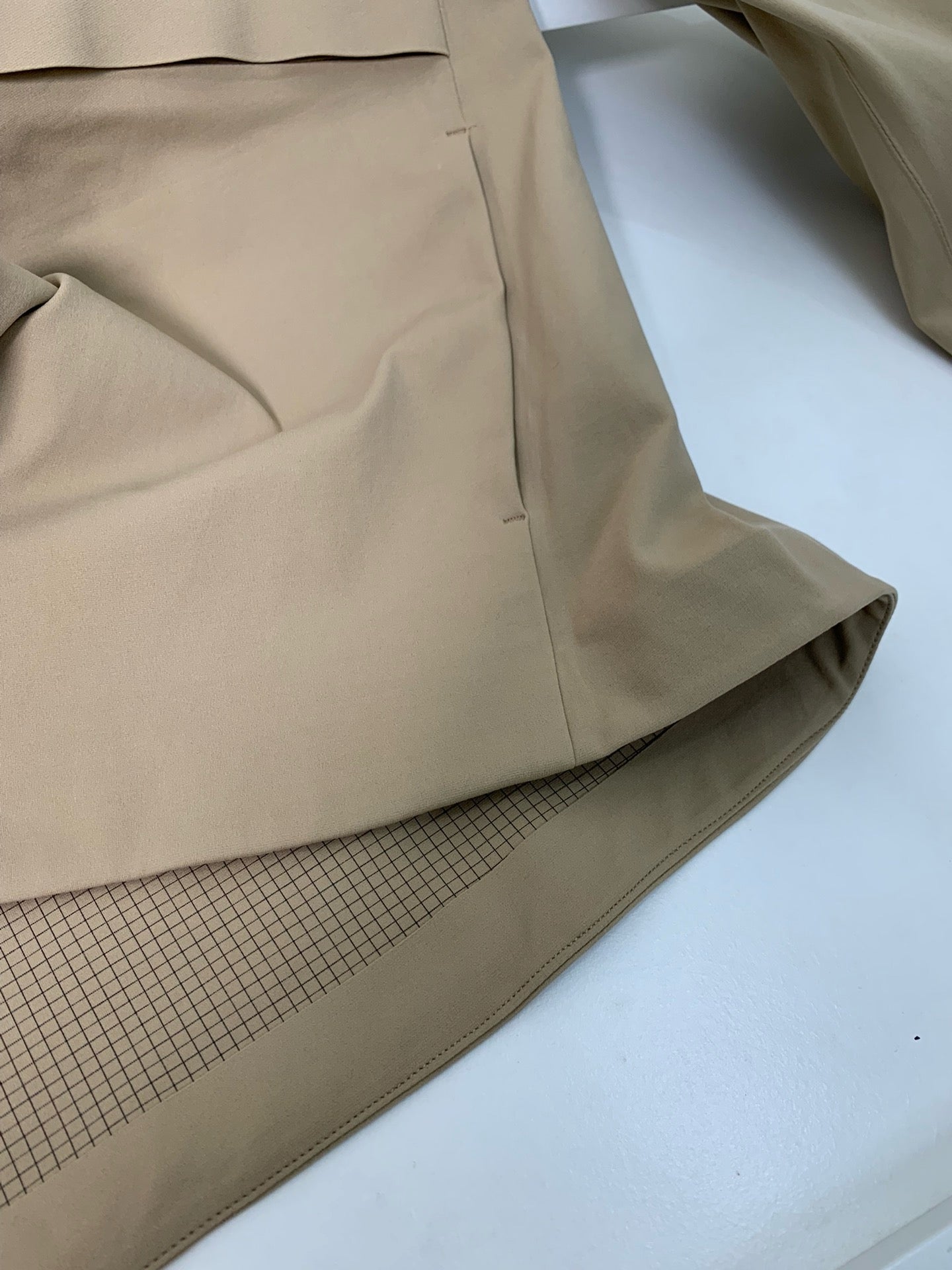 Beige and Navy blue Jacket - FashionHype.xyz