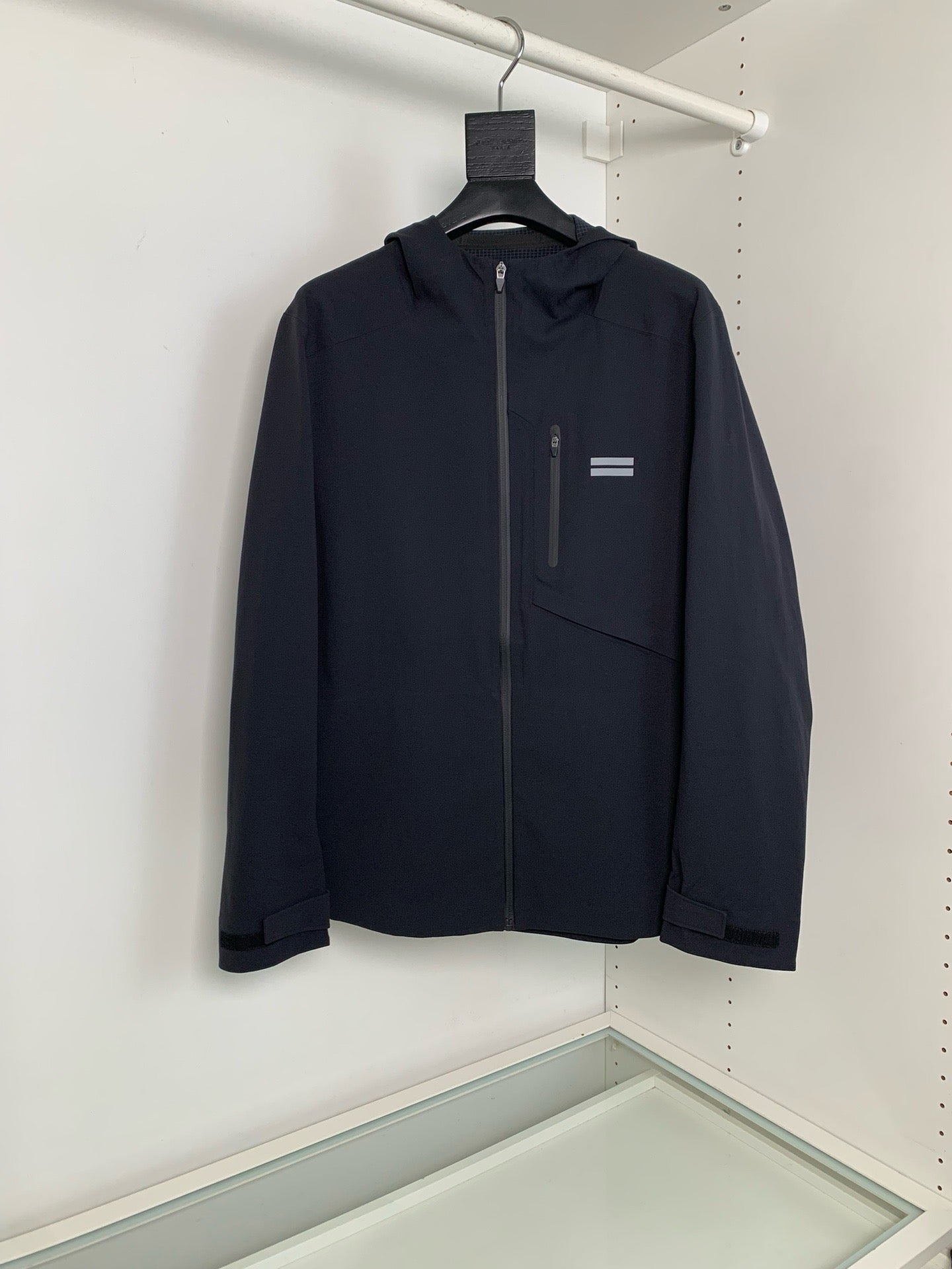 Beige and Navy blue Jacket - FashionHype.xyz