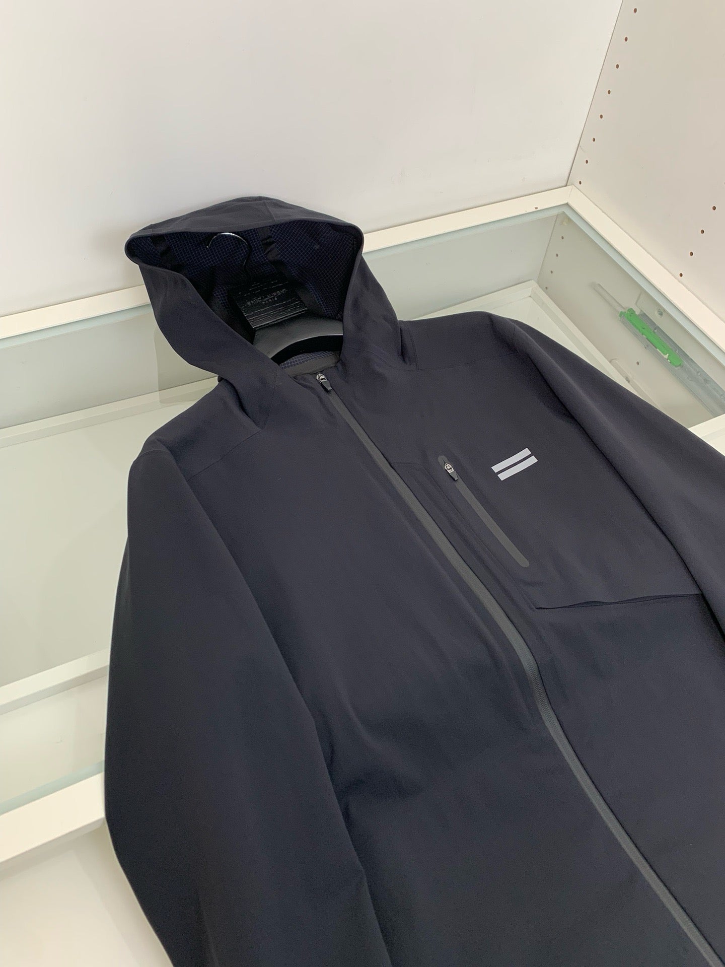 Beige and Navy blue Jacket - FashionHype.xyz