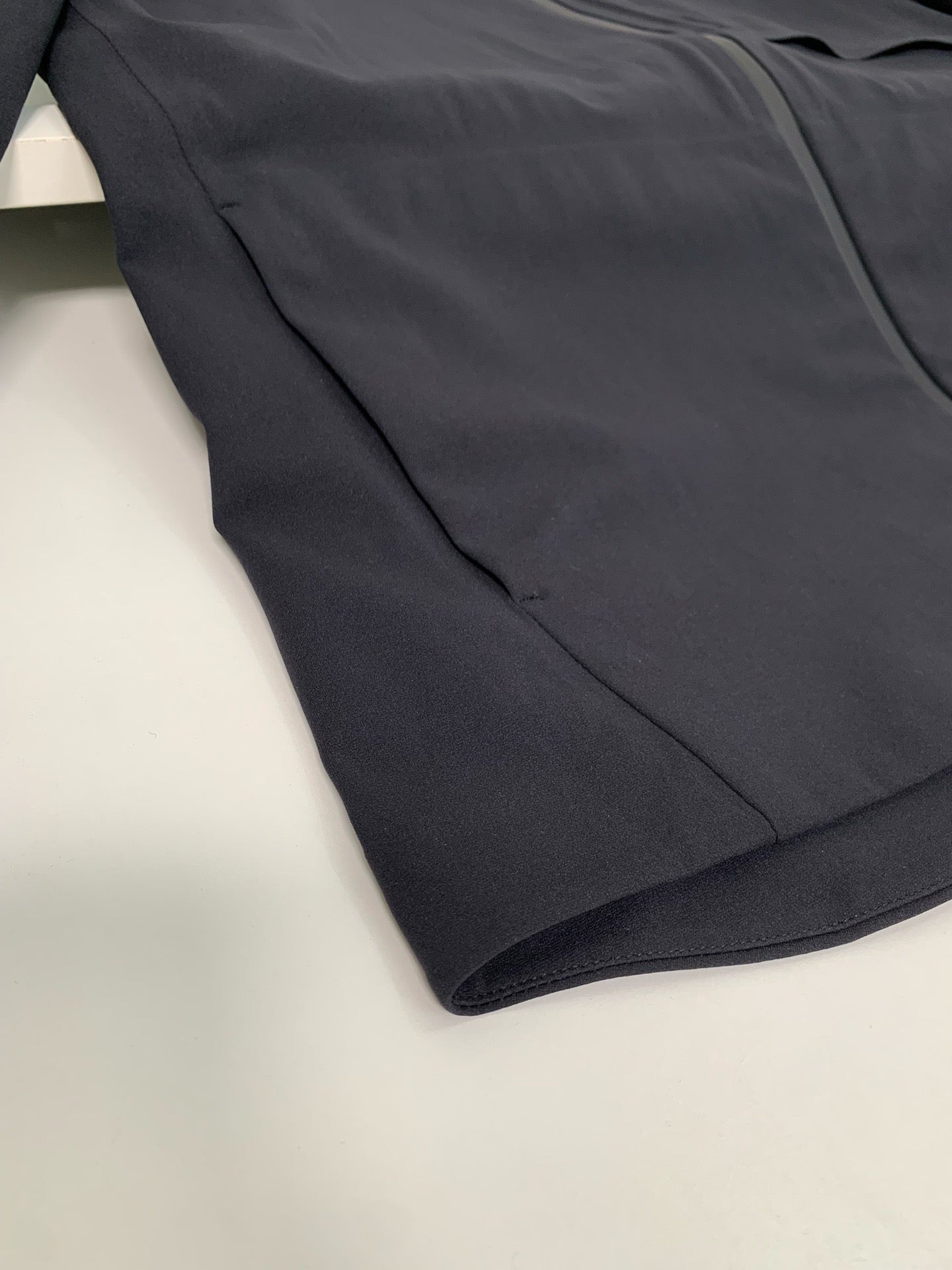 Beige and Navy blue Jacket - FashionHype.xyz