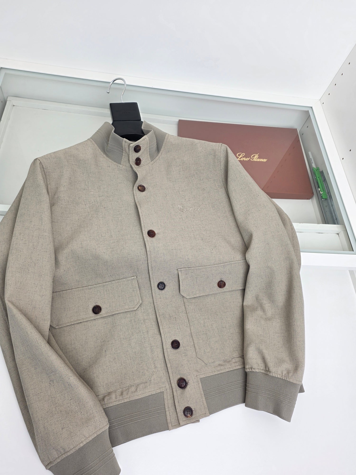 Grey, Black and Light grey Jacket - FashionHype.xyz