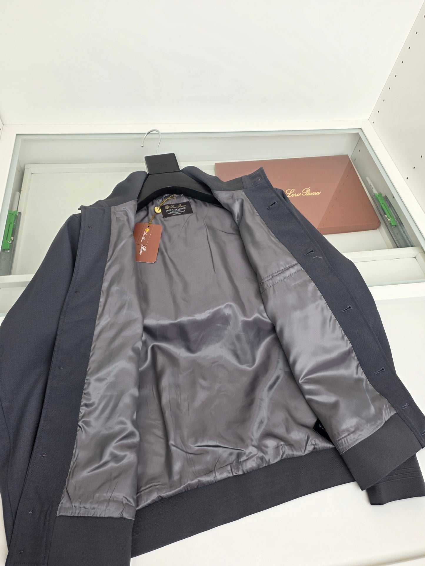 Grey, Black and Light grey Jacket - FashionHype.xyz