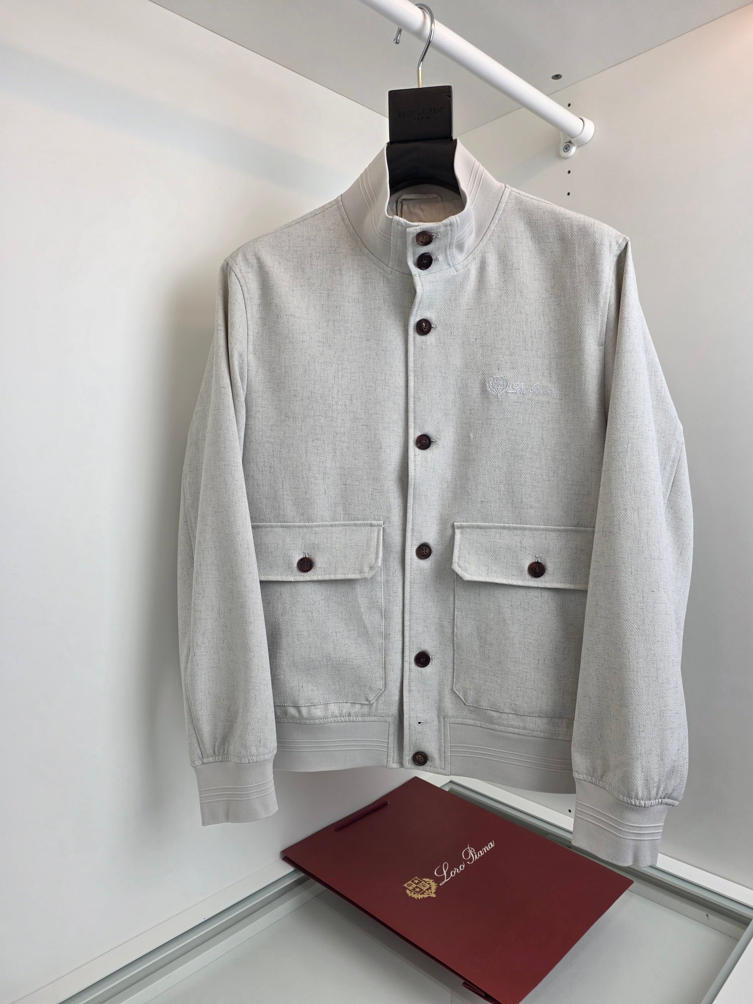 Grey, Black and Light grey Jacket - FashionHype.xyz