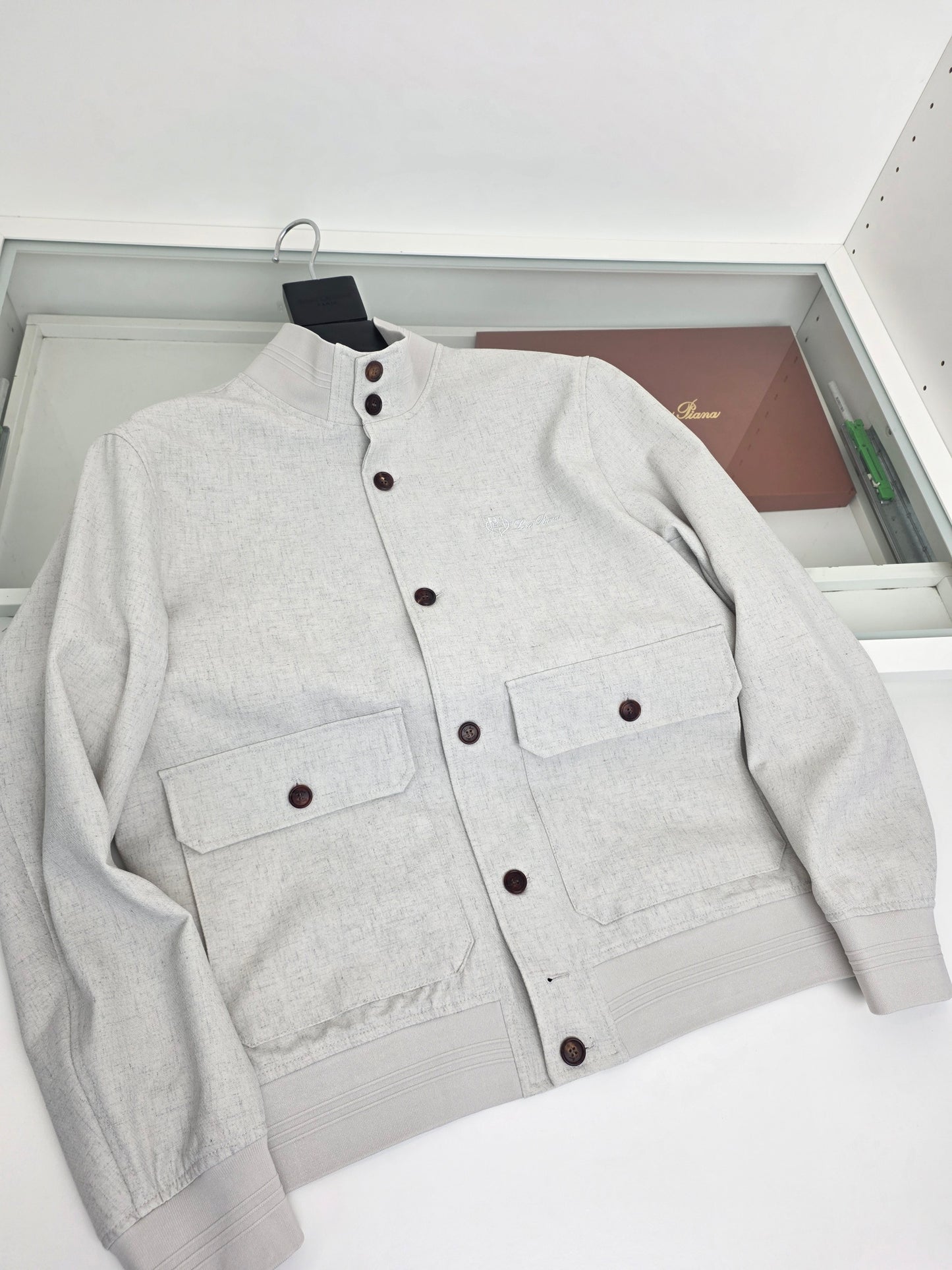 Grey, Black and Light grey Jacket - FashionHype.xyz