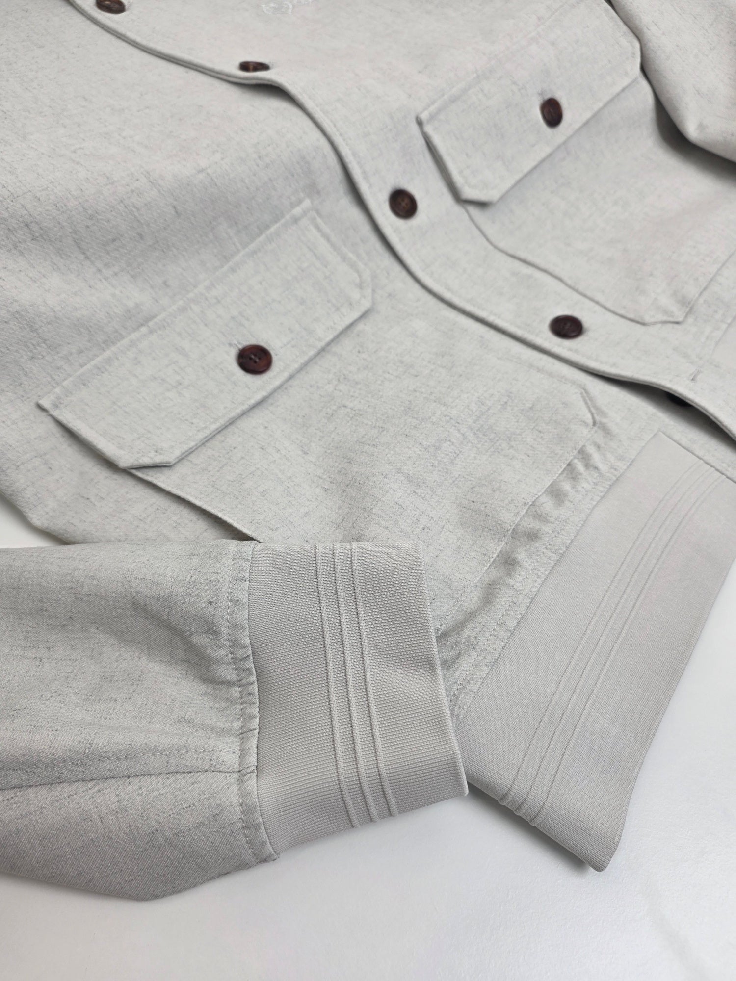 Grey, Black and Light grey Jacket - FashionHype.xyz