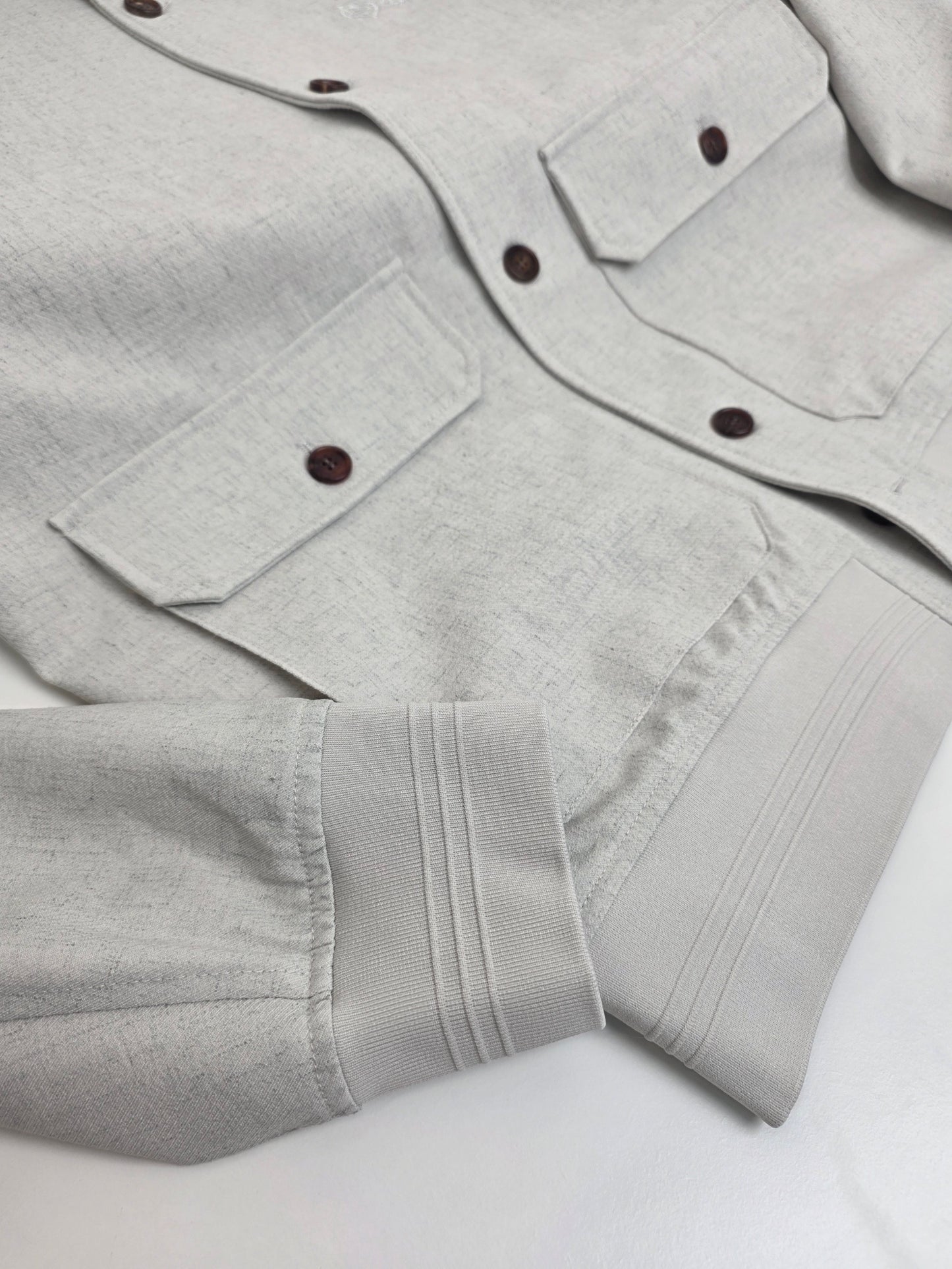 Grey, Black and Light grey Jacket - FashionHype.xyz