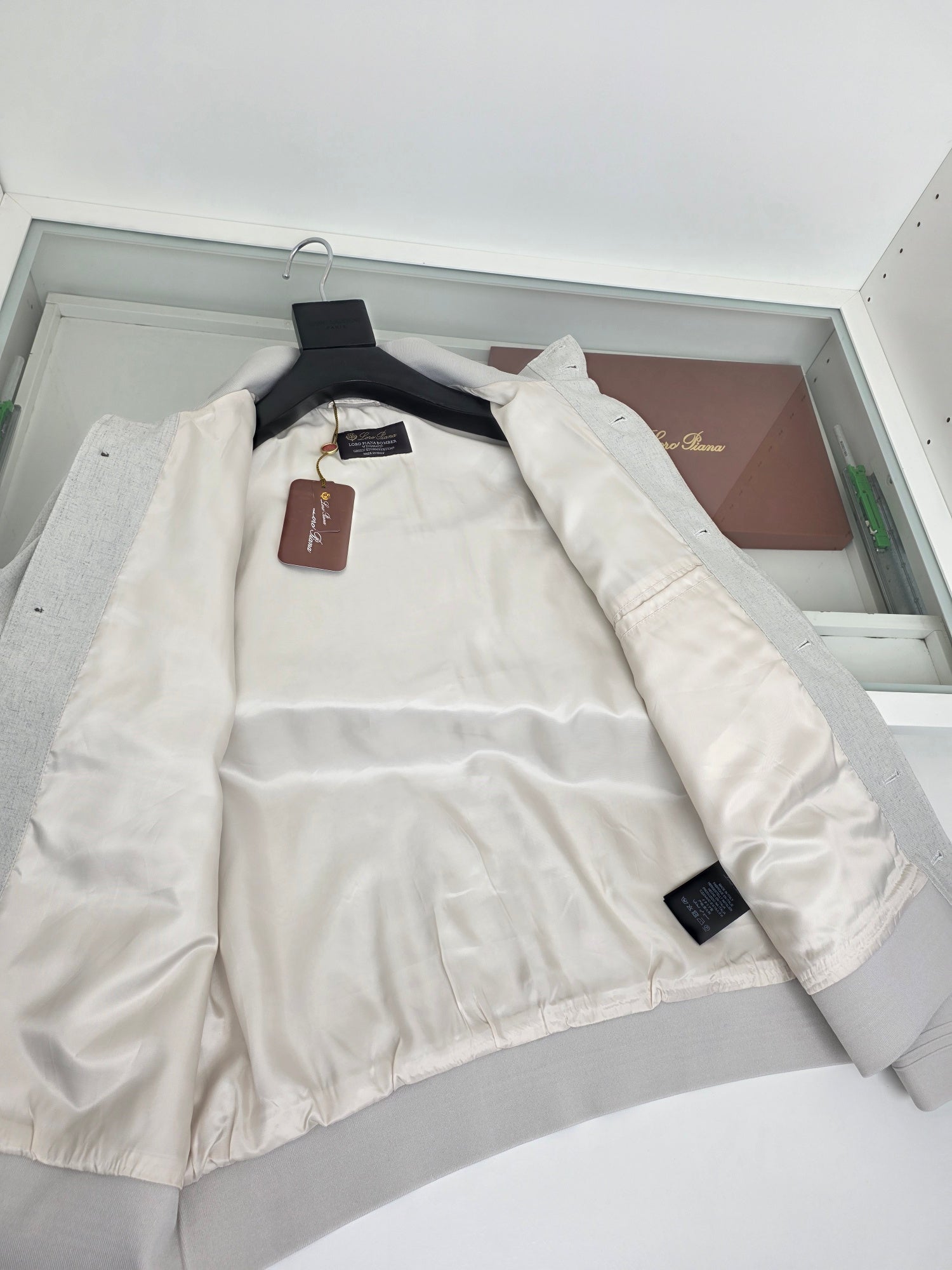Grey, Black and Light grey Jacket - FashionHype.xyz