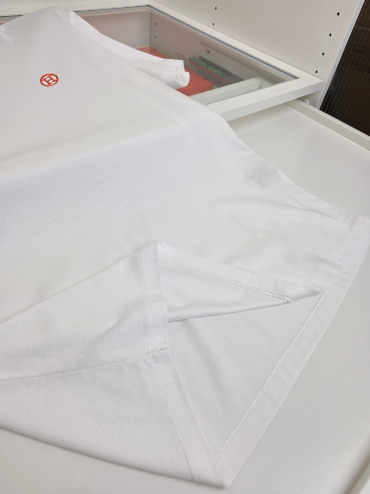 White, Grey and Black T-Shirt - FashionHype.xyz