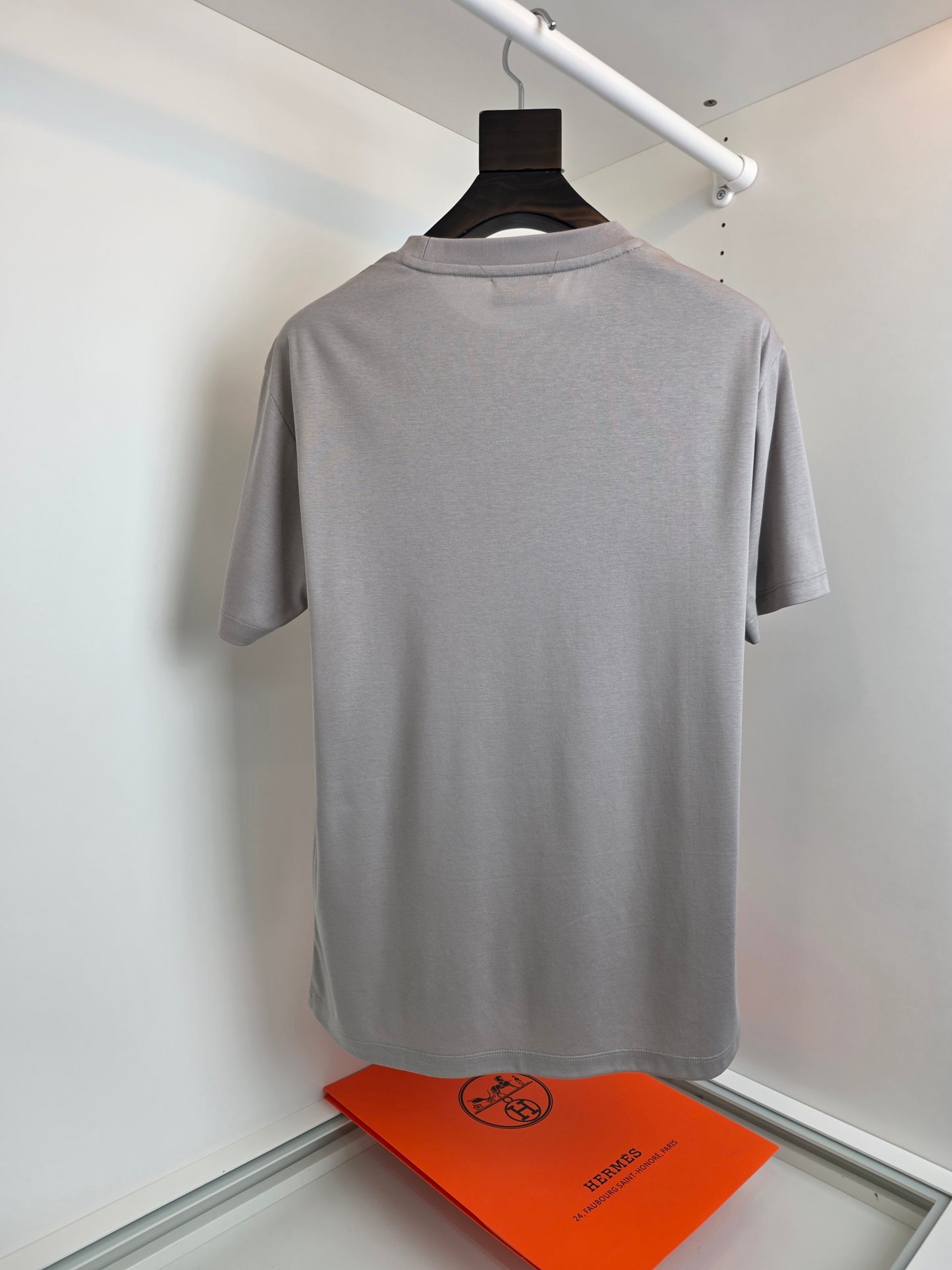 White, Grey and Black T-Shirt - FashionHype.xyz