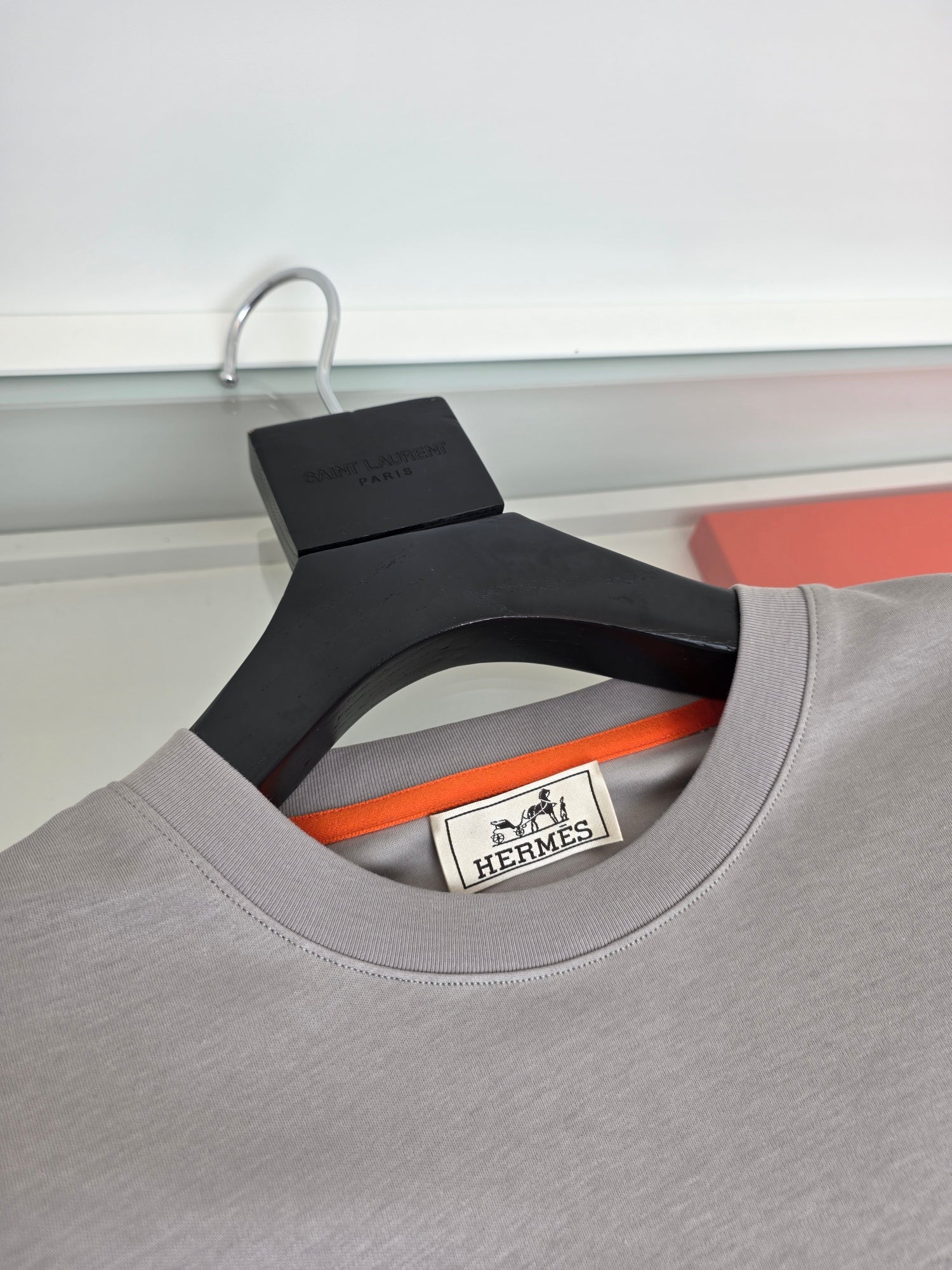 White, Grey and Black T-Shirt - FashionHype.xyz