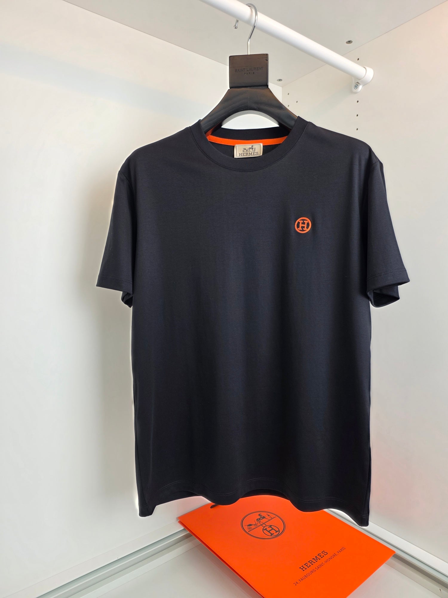 White, Grey and Black T-Shirt - FashionHype.xyz