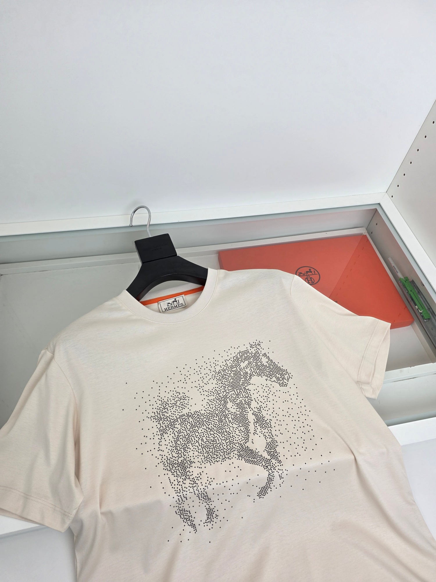 Black, Off-white and White T-Shirt