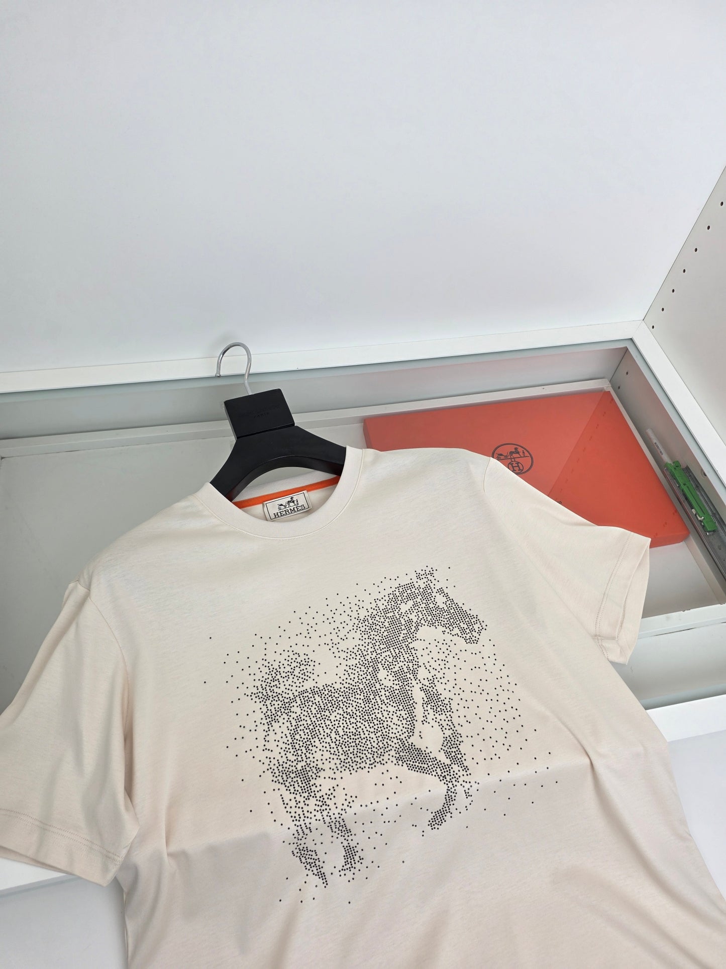 Black, Off-white and White T-Shirt