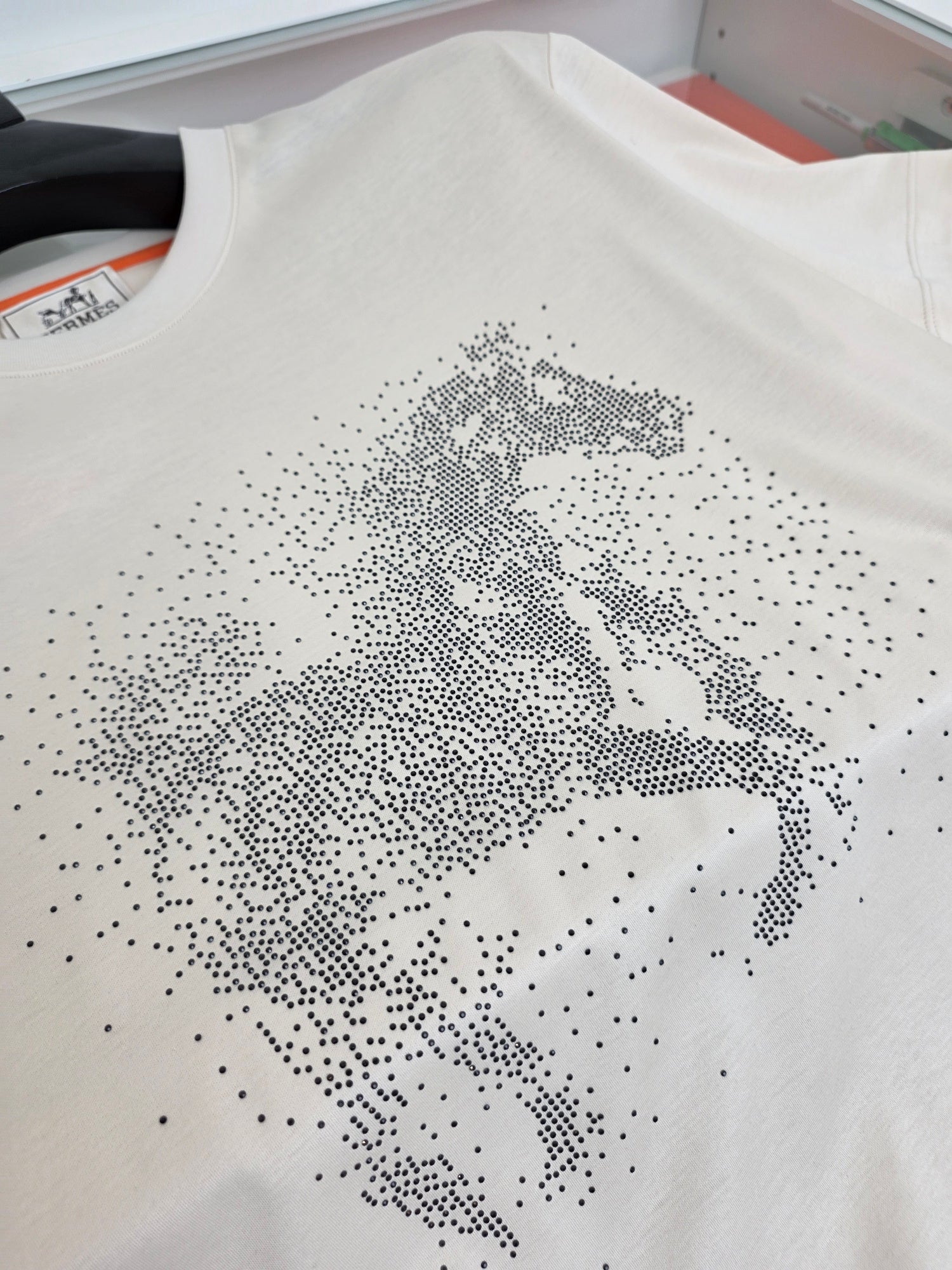 Black, Off-white and White T-Shirt