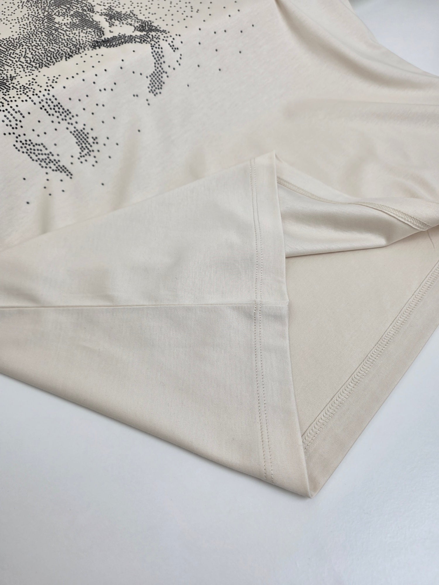Black, Off-white and White T-Shirt