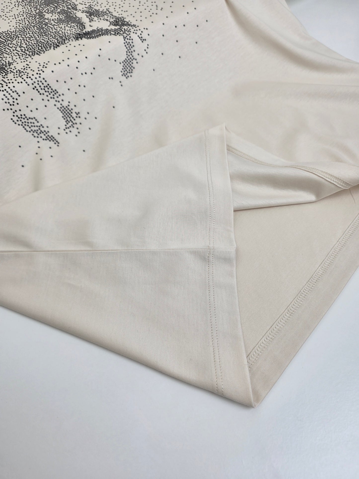 Black, Off-white and White T-Shirt