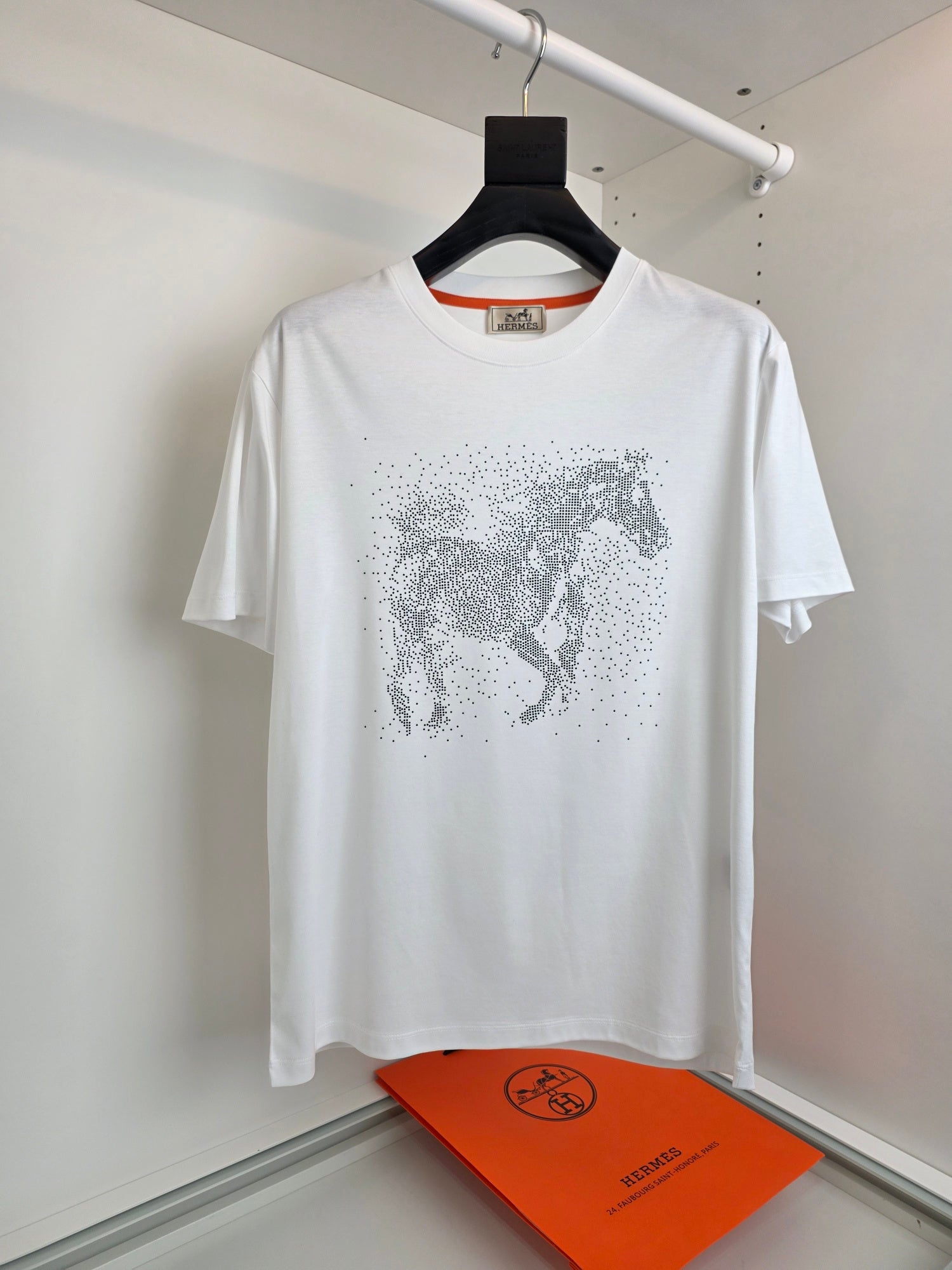 Black, Off-white and White T-Shirt