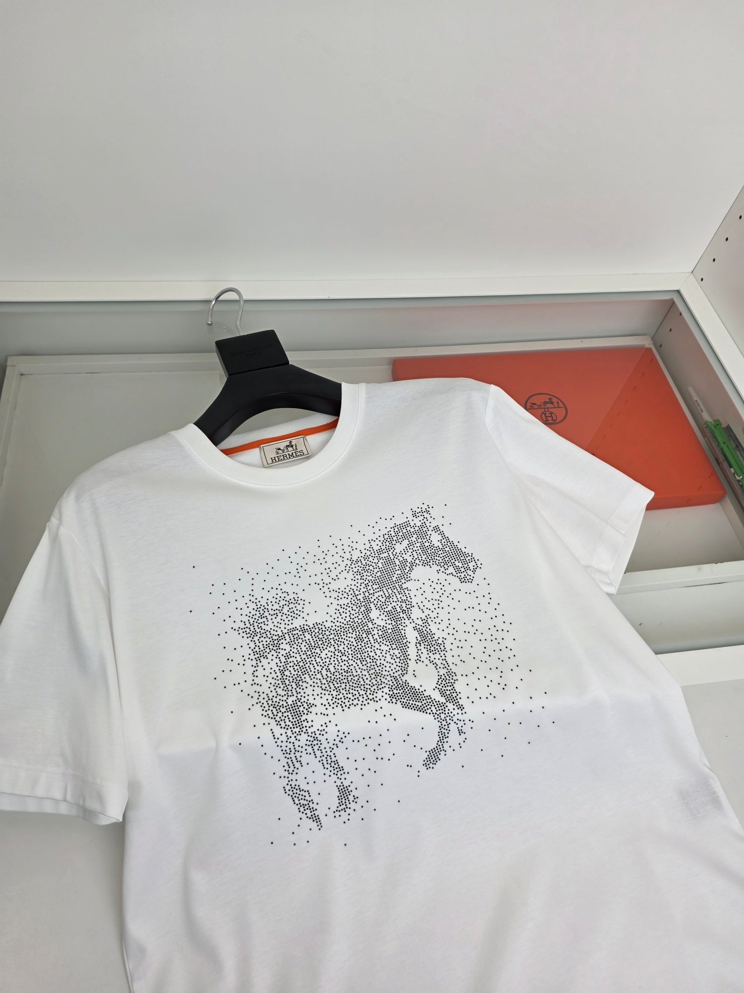 Black, Off-white and White T-Shirt