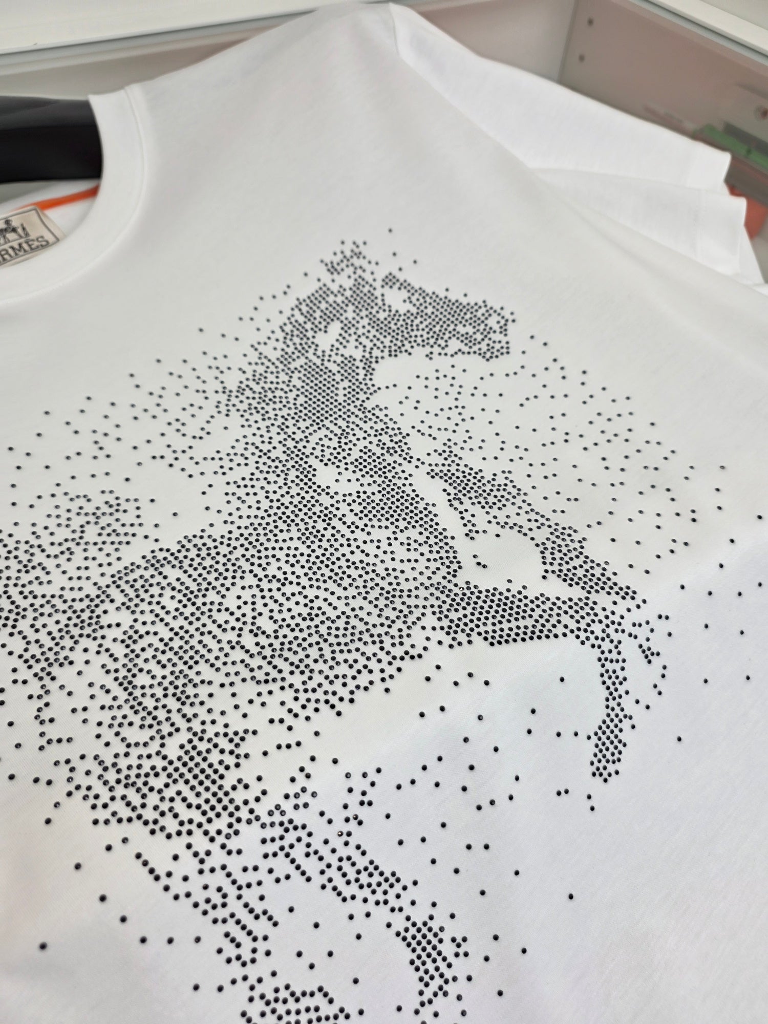Black, Off-white and White T-Shirt