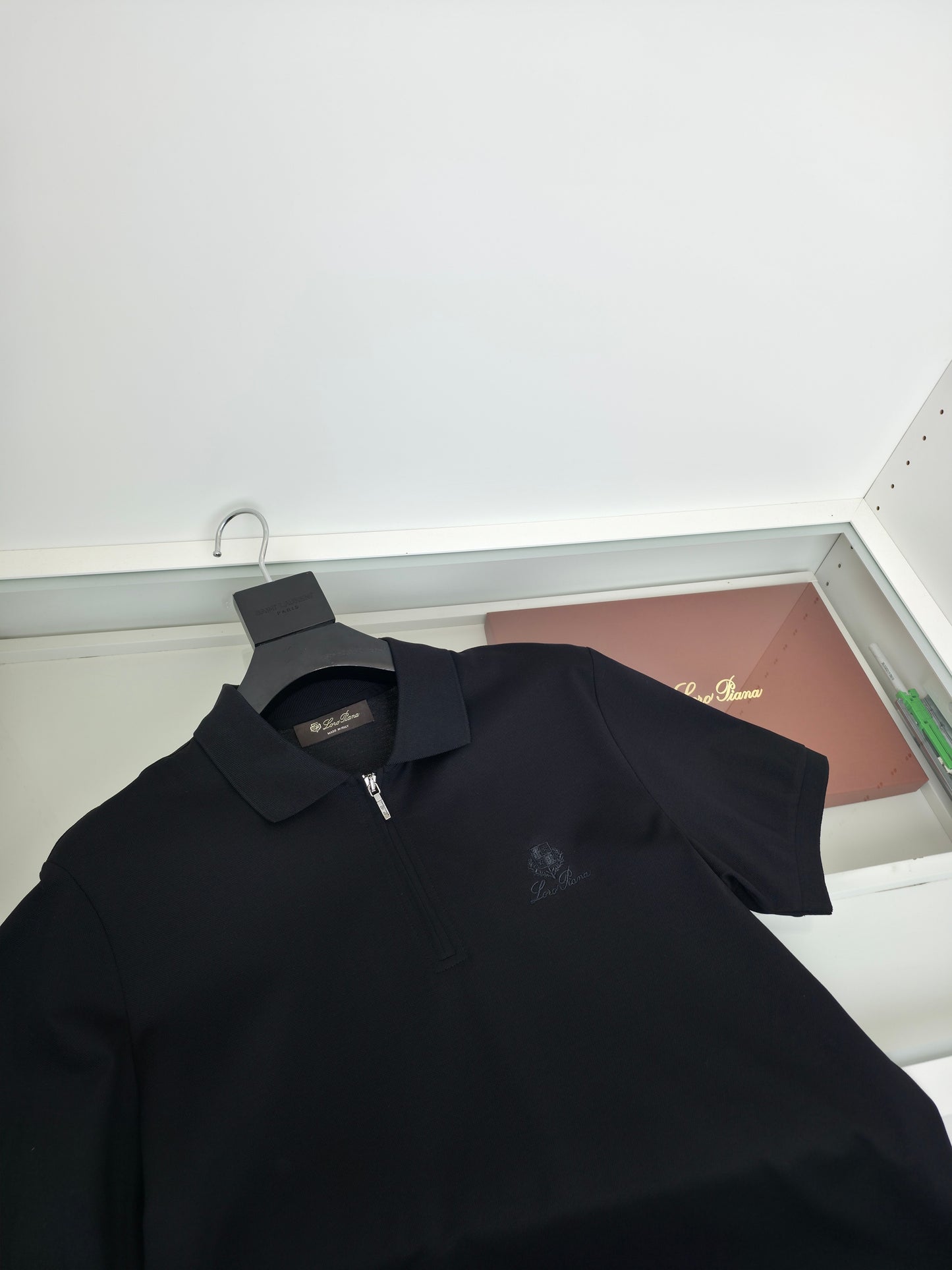 Black, Blue and Brown Polo