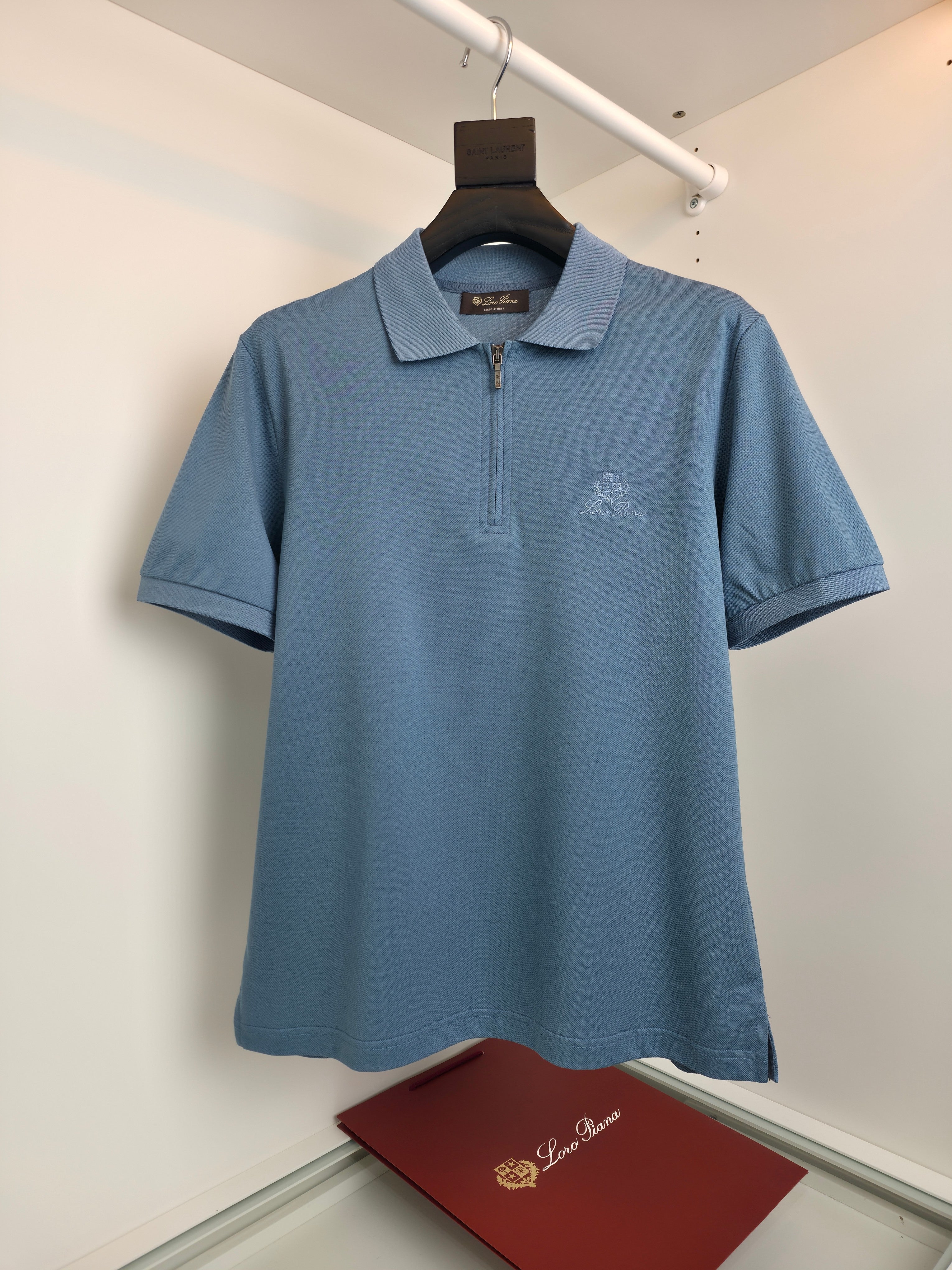 Black, Blue and Brown Polo