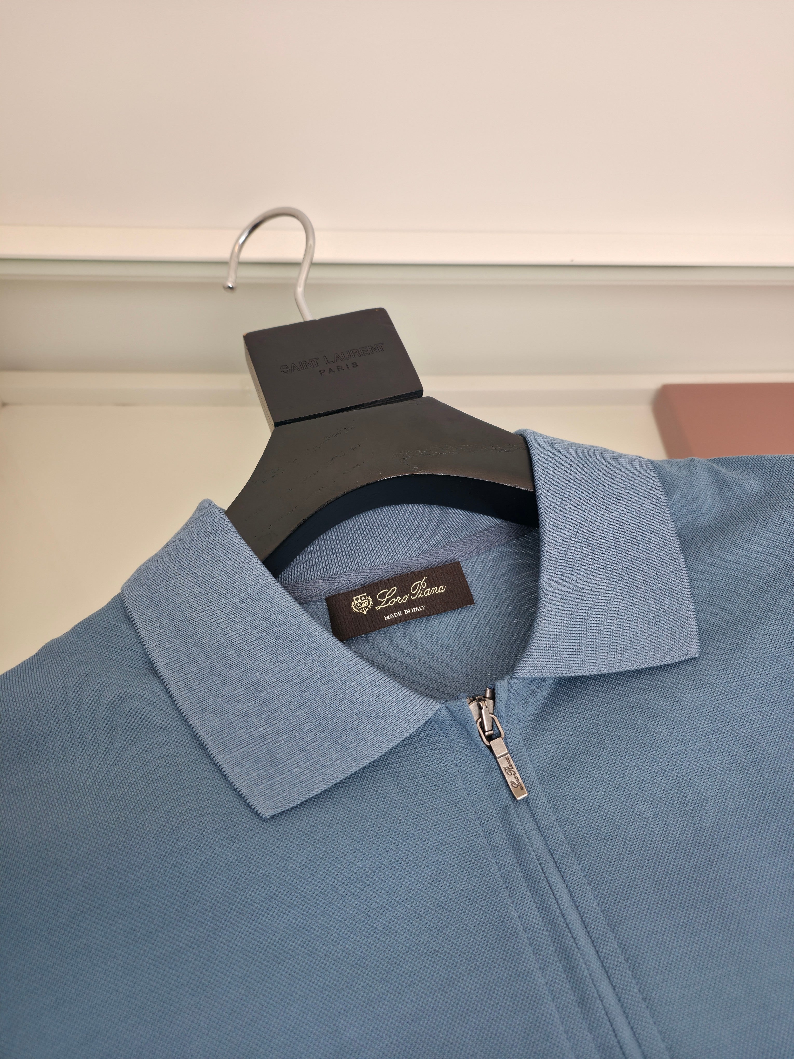 Black, Blue and Brown Polo
