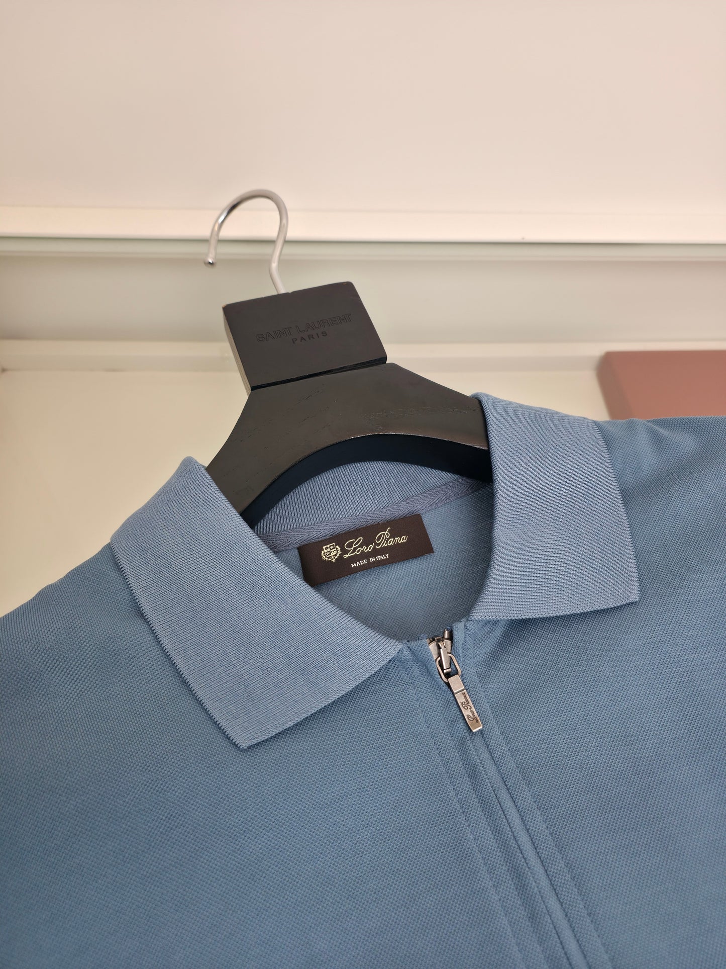 Black, Blue and Brown Polo